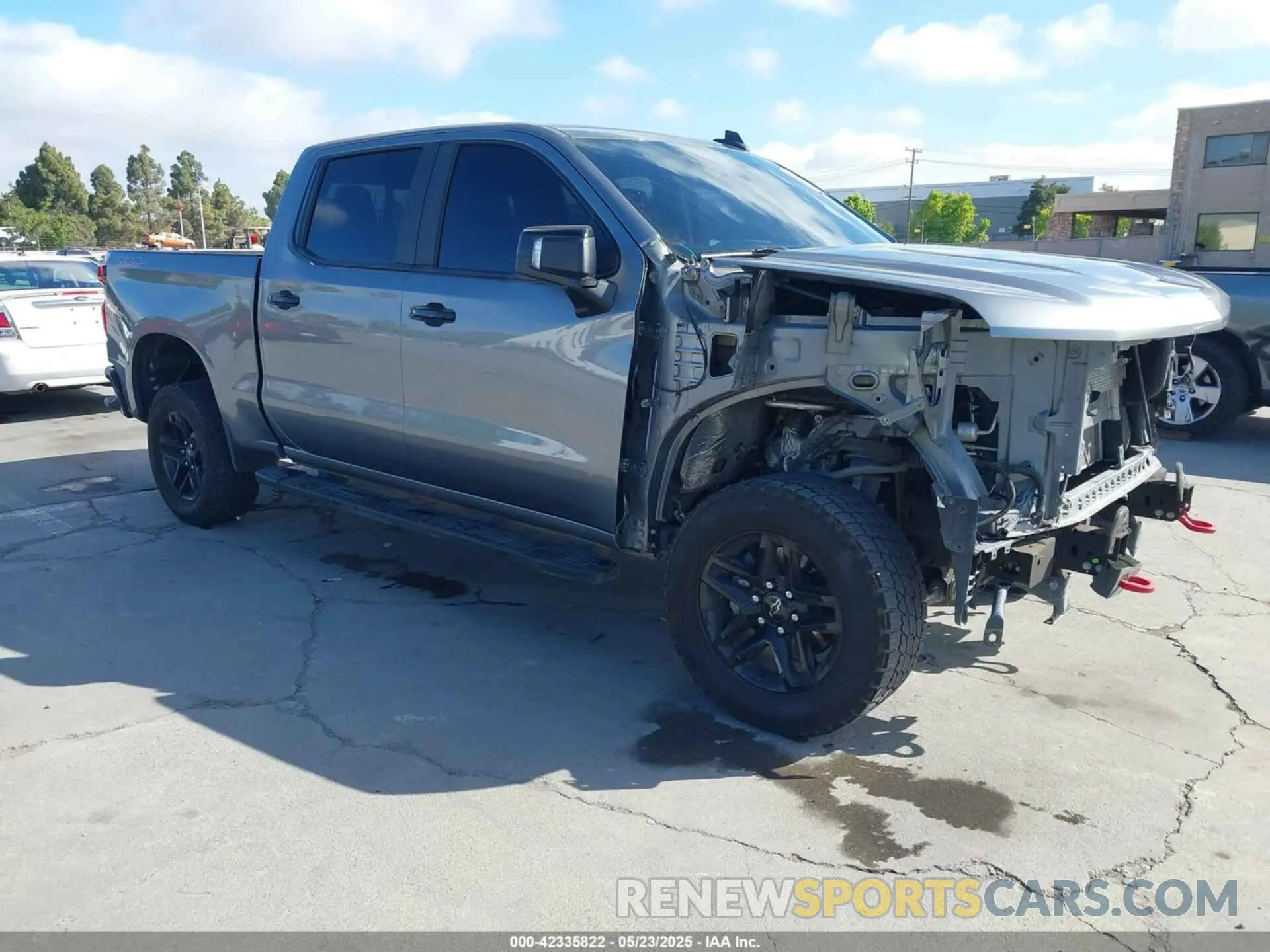 1 fotografías del automóvil dañado 1GCPYFED5MZ120402 CHEVROLET SILVERADO 1500 2021