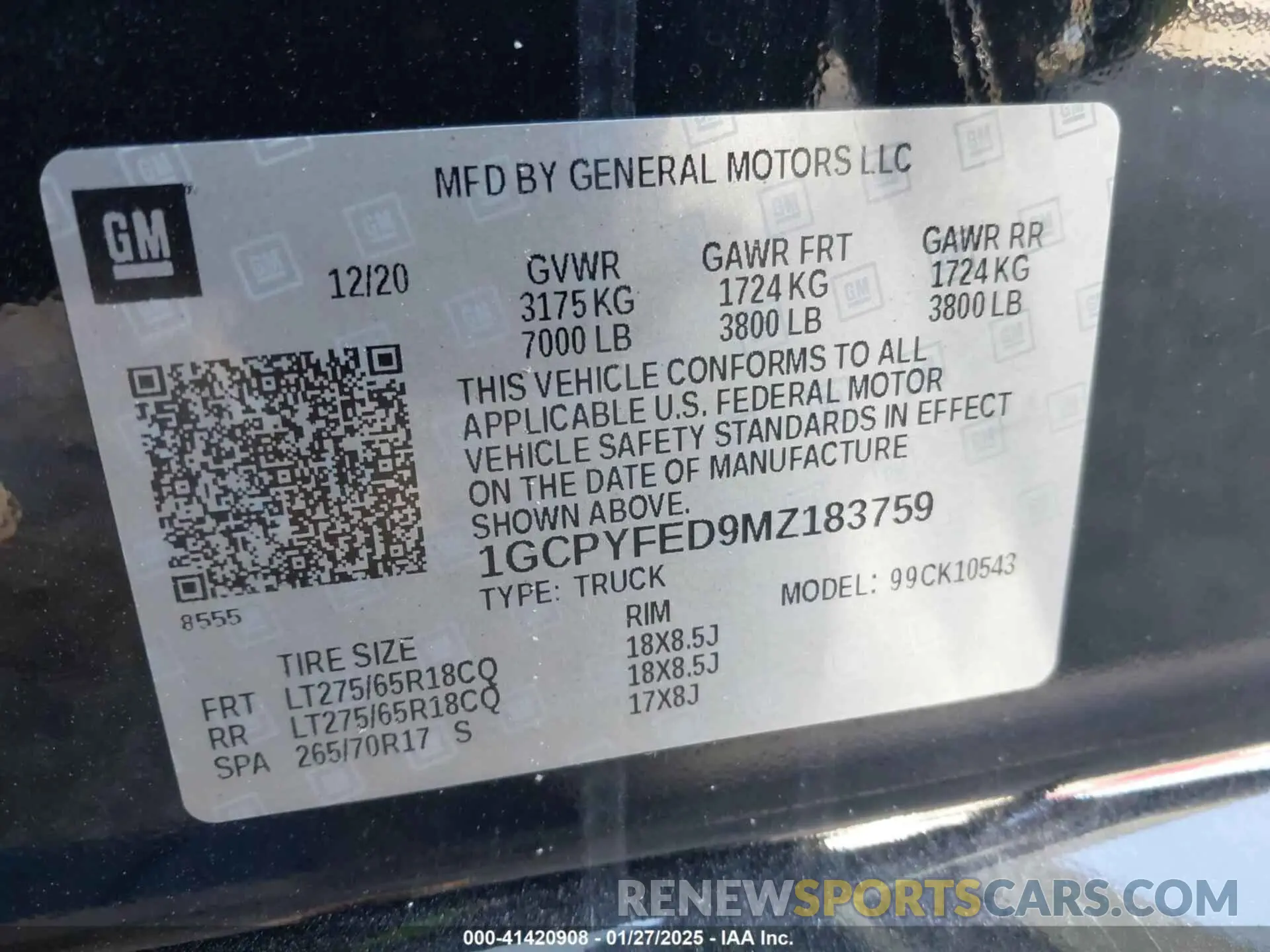 9 fotografías del automóvil dañado 1GCPYFED9MZ183759 CHEVROLET SILVERADO 1500 2021