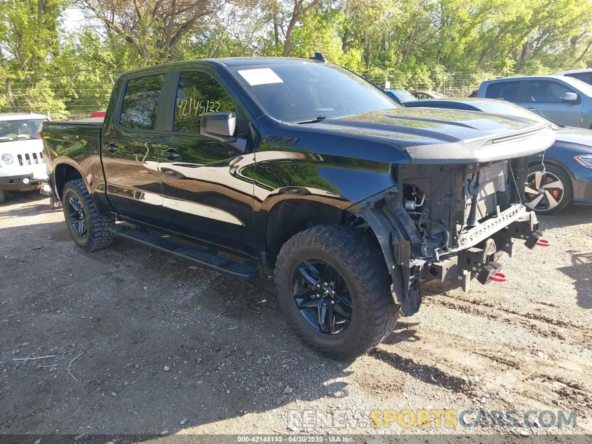 1 fotografías del automóvil dañado 1GCPYFED9MZ193451 CHEVROLET SILVERADO 1500 2021