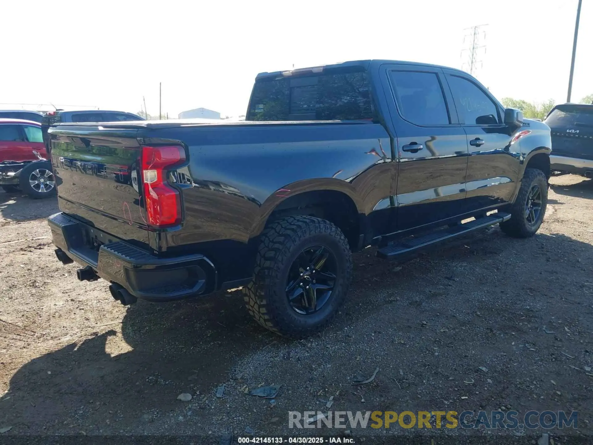 4 fotografías del automóvil dañado 1GCPYFED9MZ193451 CHEVROLET SILVERADO 1500 2021