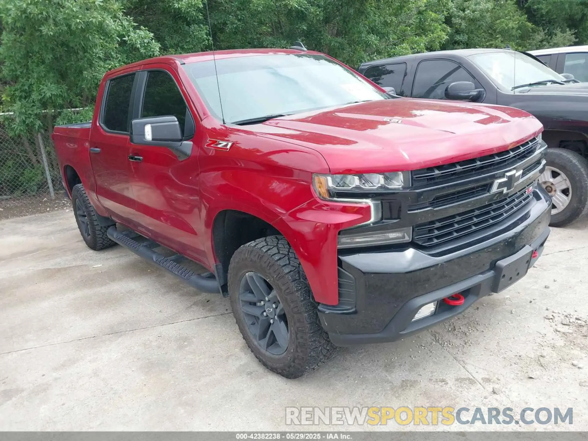 1 fotografías del automóvil dañado 1GCPYFEL2MZ395295 CHEVROLET SILVERADO 1500 2021