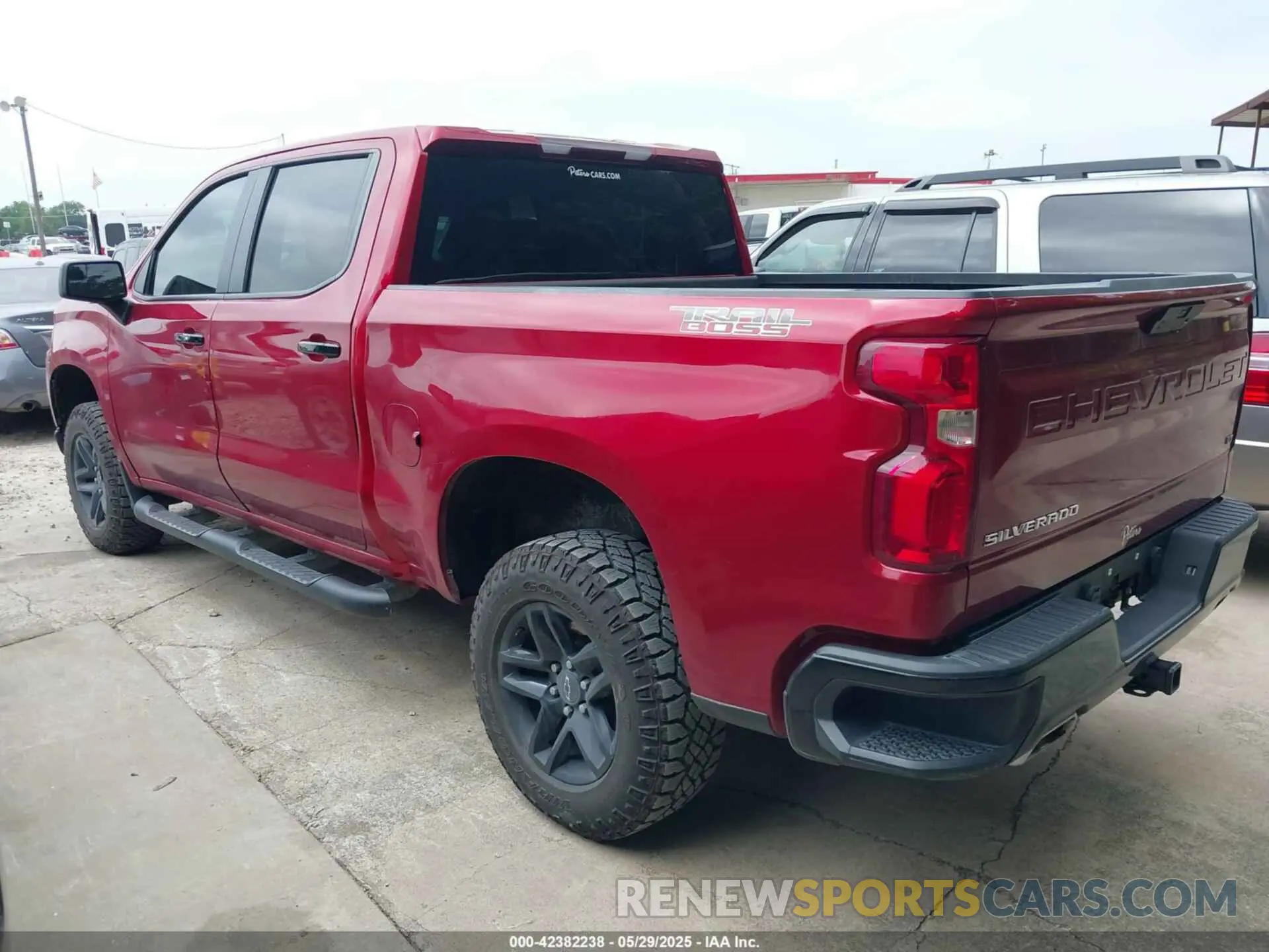 3 fotografías del automóvil dañado 1GCPYFEL2MZ395295 CHEVROLET SILVERADO 1500 2021