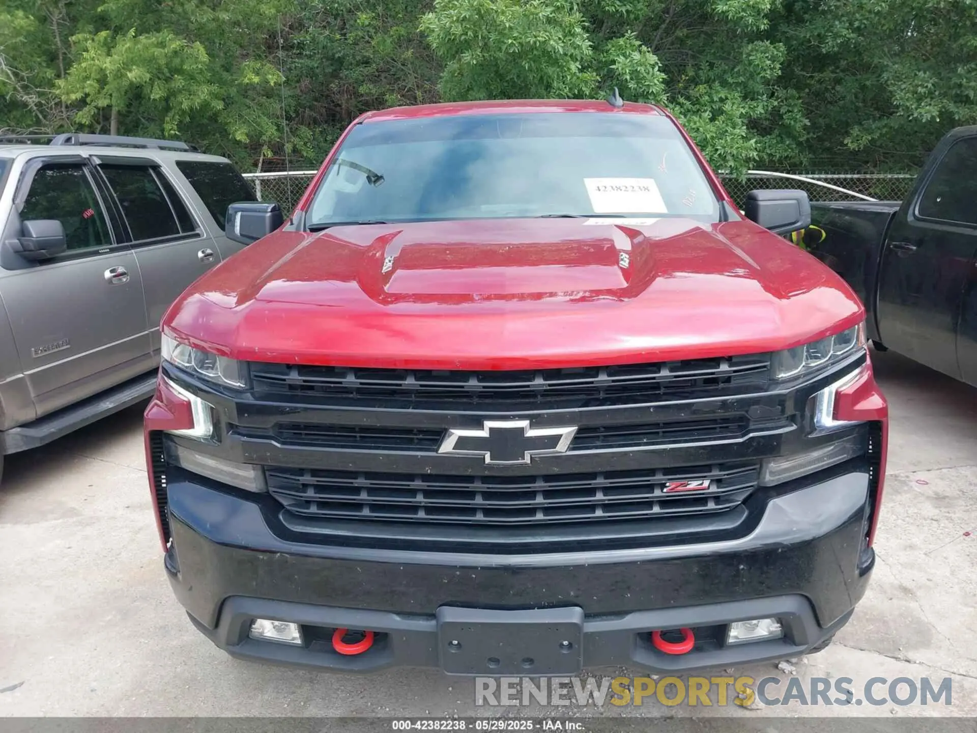 6 fotografías del automóvil dañado 1GCPYFEL2MZ395295 CHEVROLET SILVERADO 1500 2021