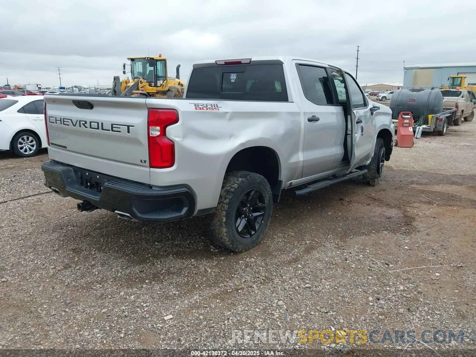 4 fotografías del automóvil dañado 1GCPYFEL4MZ169419 CHEVROLET SILVERADO 1500 2021