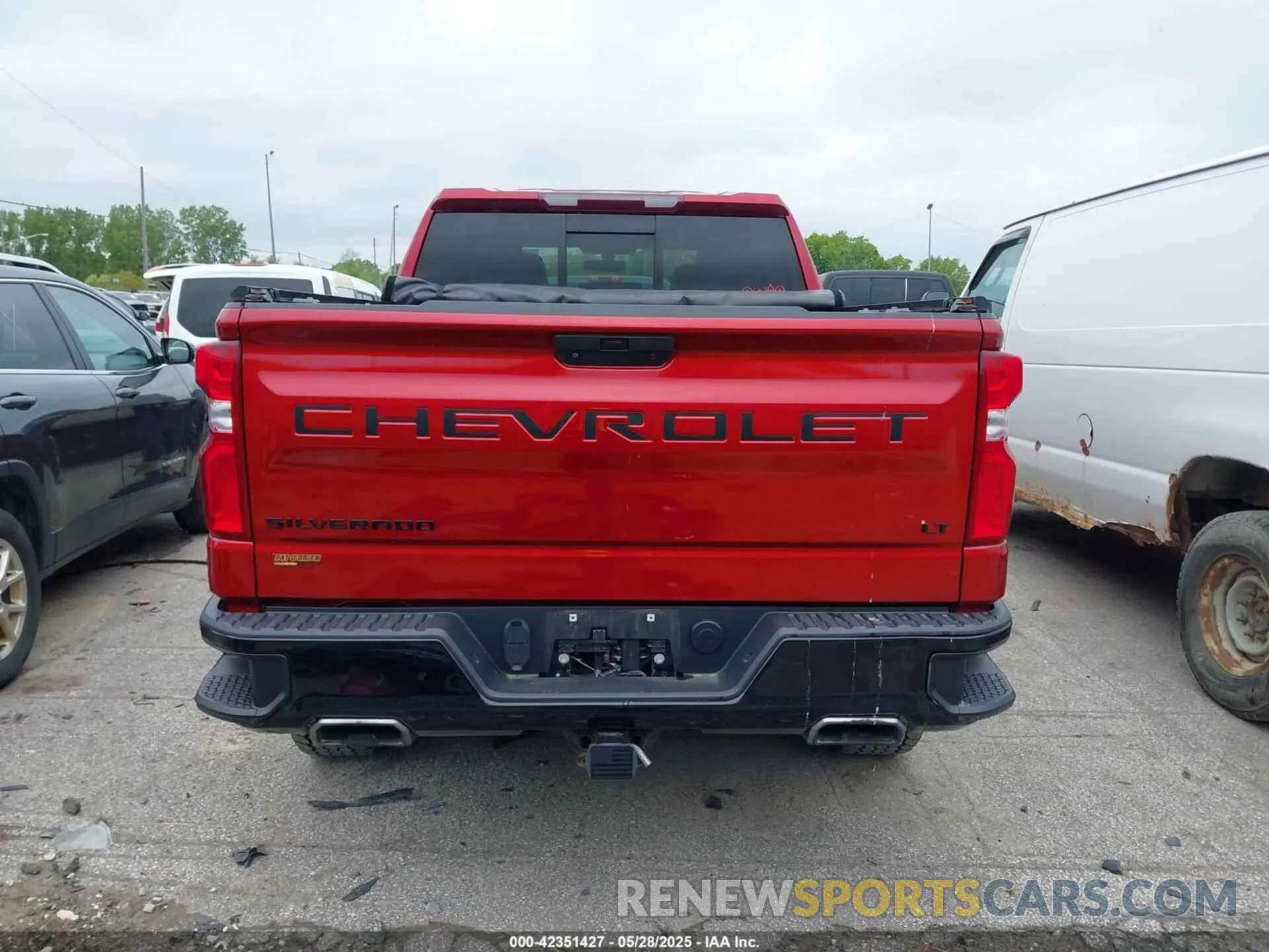 17 fotografías del automóvil dañado 1GCPYFEL7MZ168474 CHEVROLET SILVERADO 1500 2021