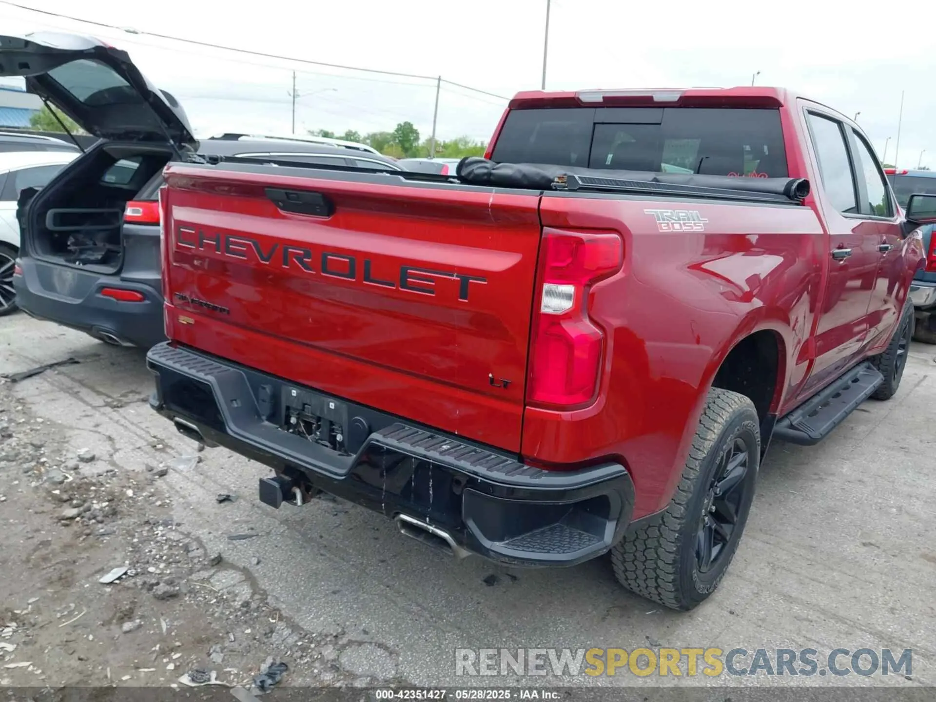 4 fotografías del automóvil dañado 1GCPYFEL7MZ168474 CHEVROLET SILVERADO 1500 2021