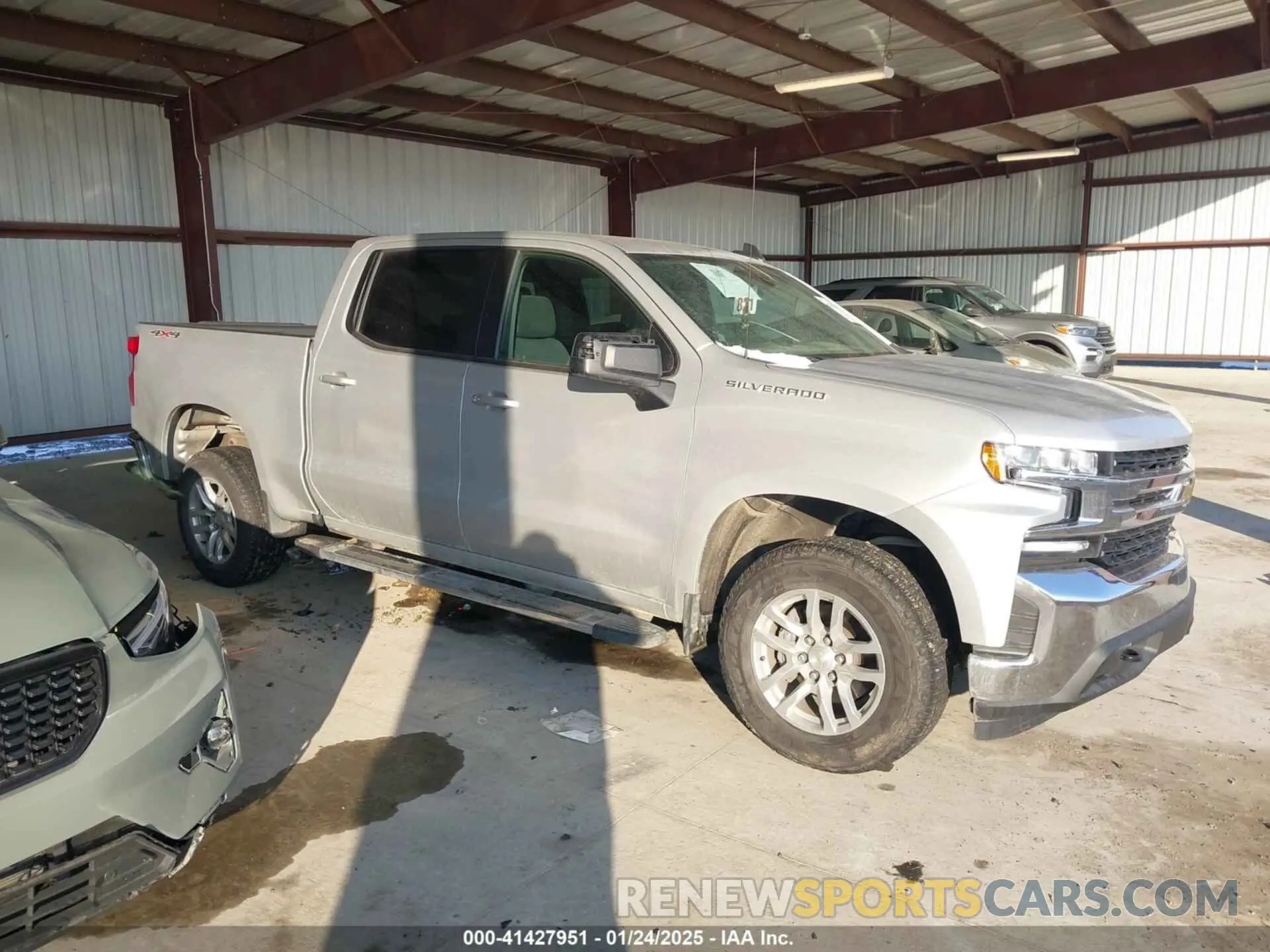 13 fotografías del automóvil dañado 1GCPYJEK2MZ453268 CHEVROLET SILVERADO 1500 2021