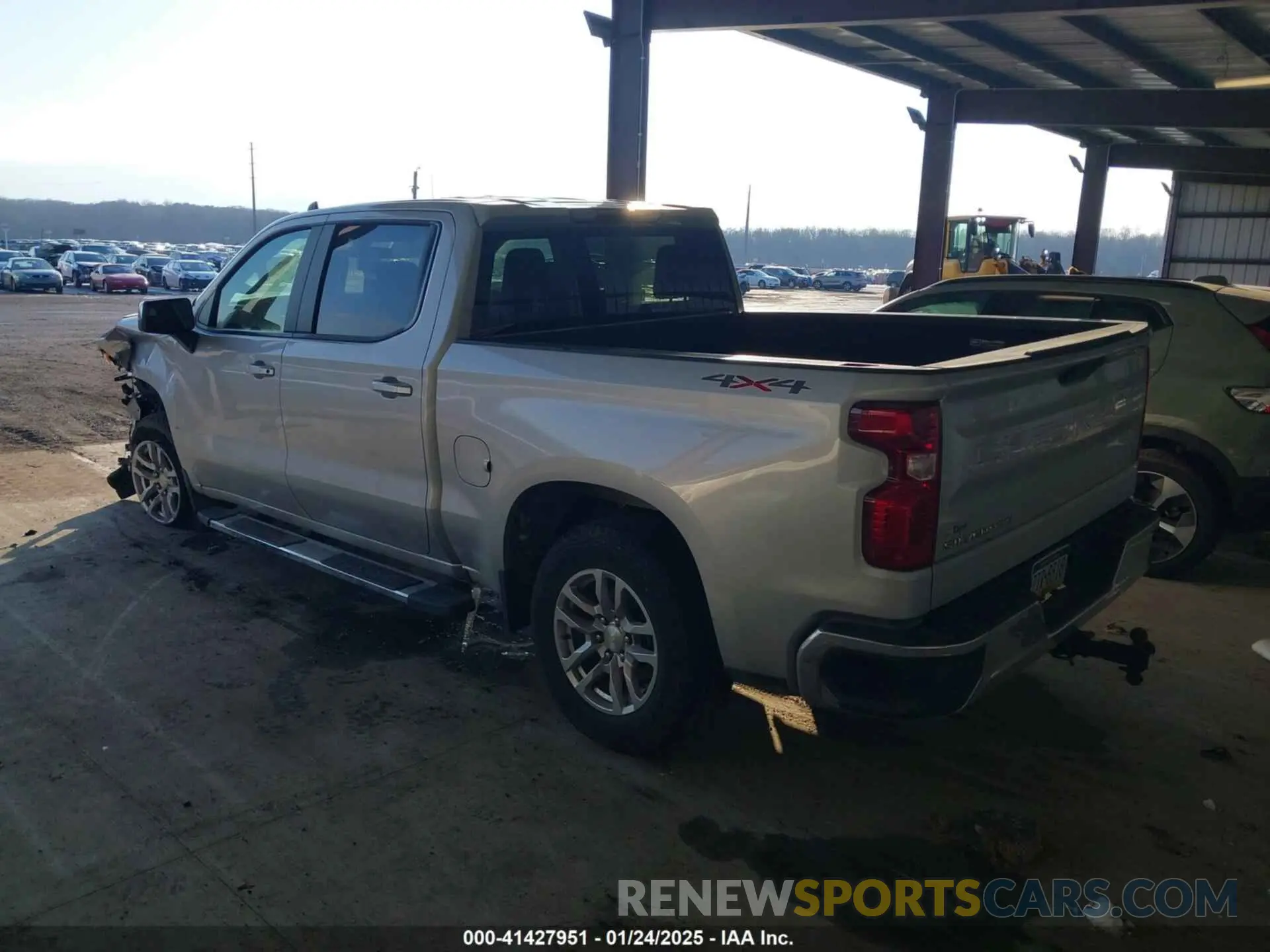 14 fotografías del automóvil dañado 1GCPYJEK2MZ453268 CHEVROLET SILVERADO 1500 2021