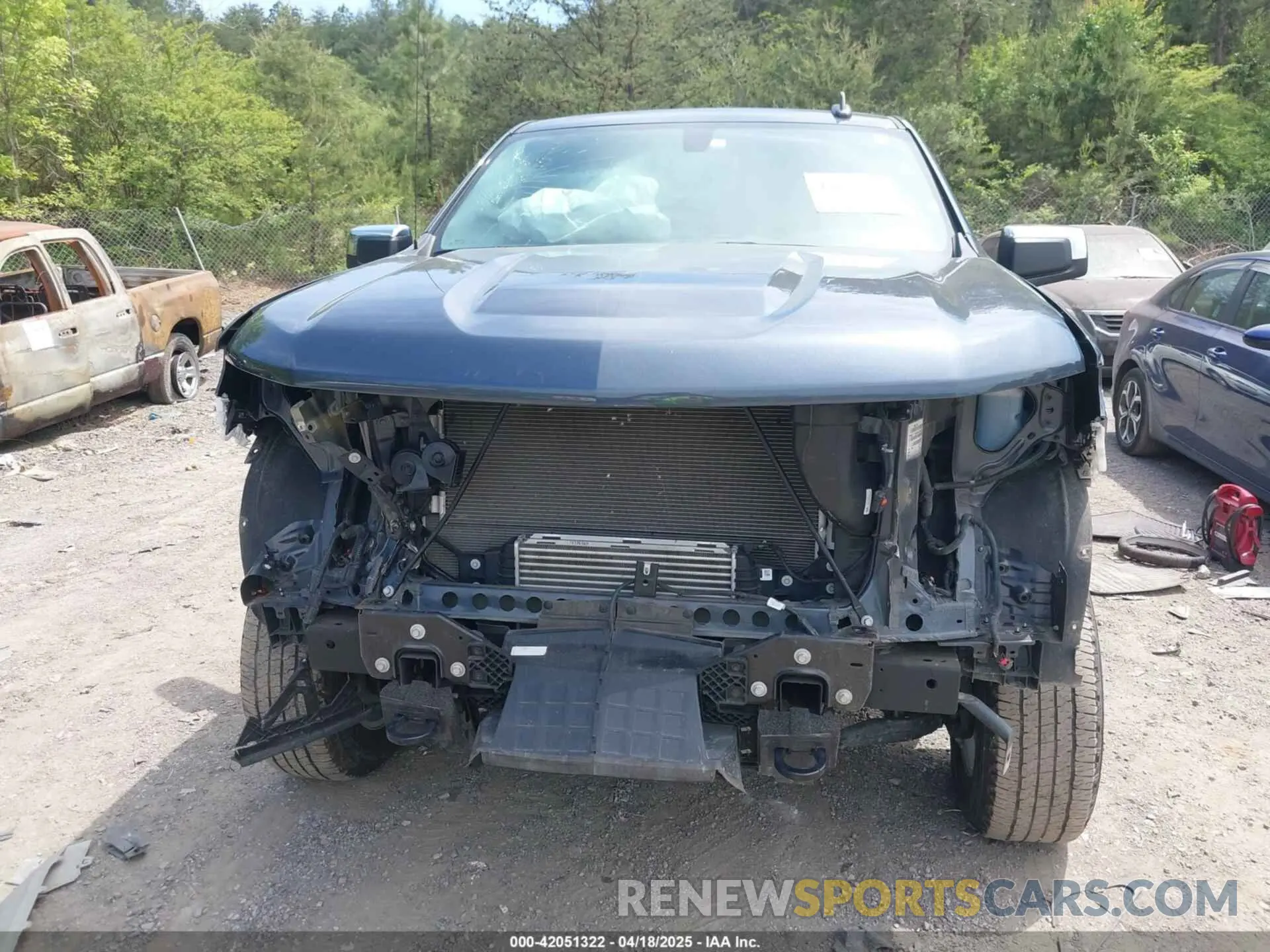 12 fotografías del automóvil dañado 1GCPYJEK4MZ434009 CHEVROLET SILVERADO 1500 2021