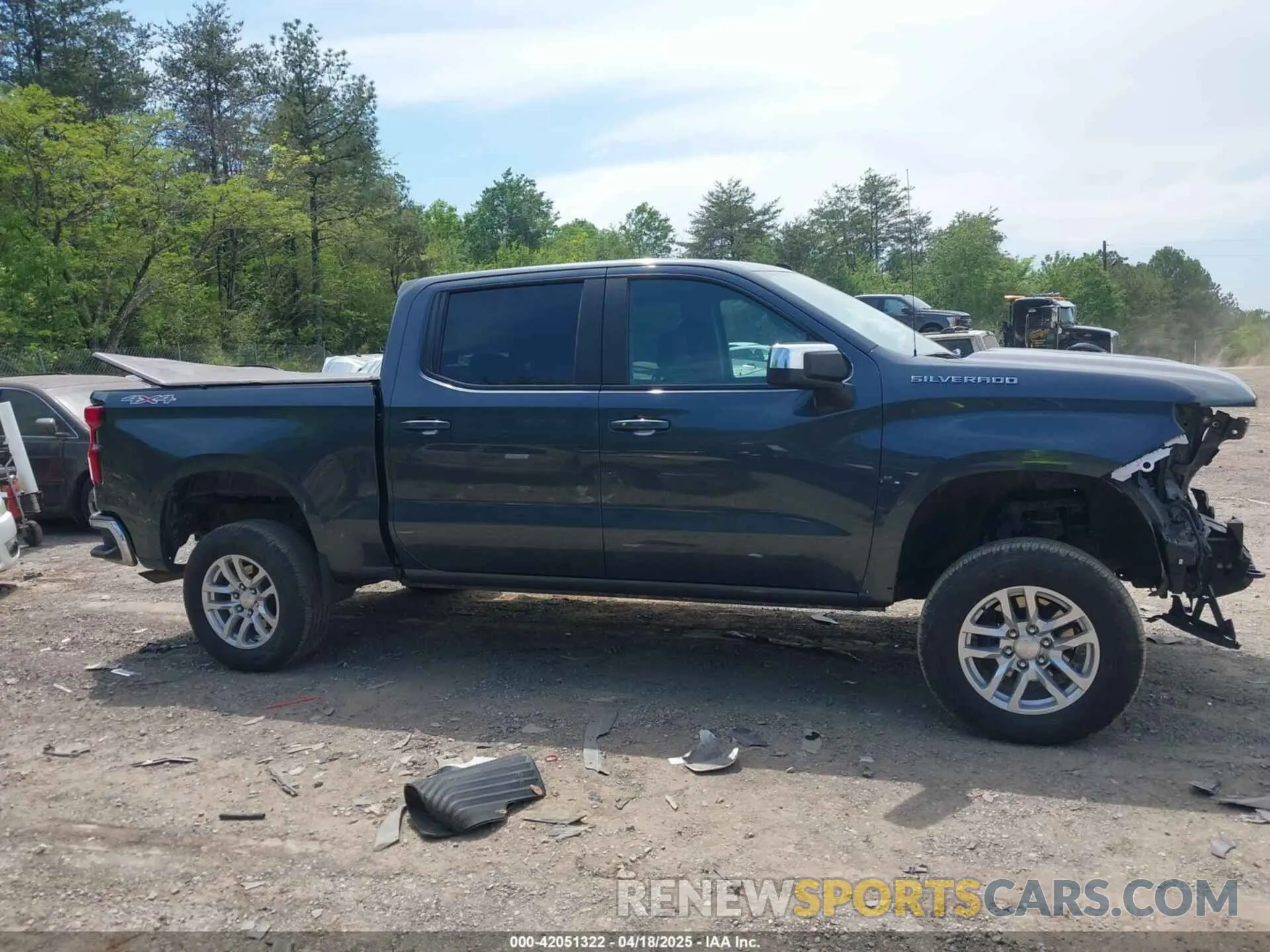 13 fotografías del automóvil dañado 1GCPYJEK4MZ434009 CHEVROLET SILVERADO 1500 2021
