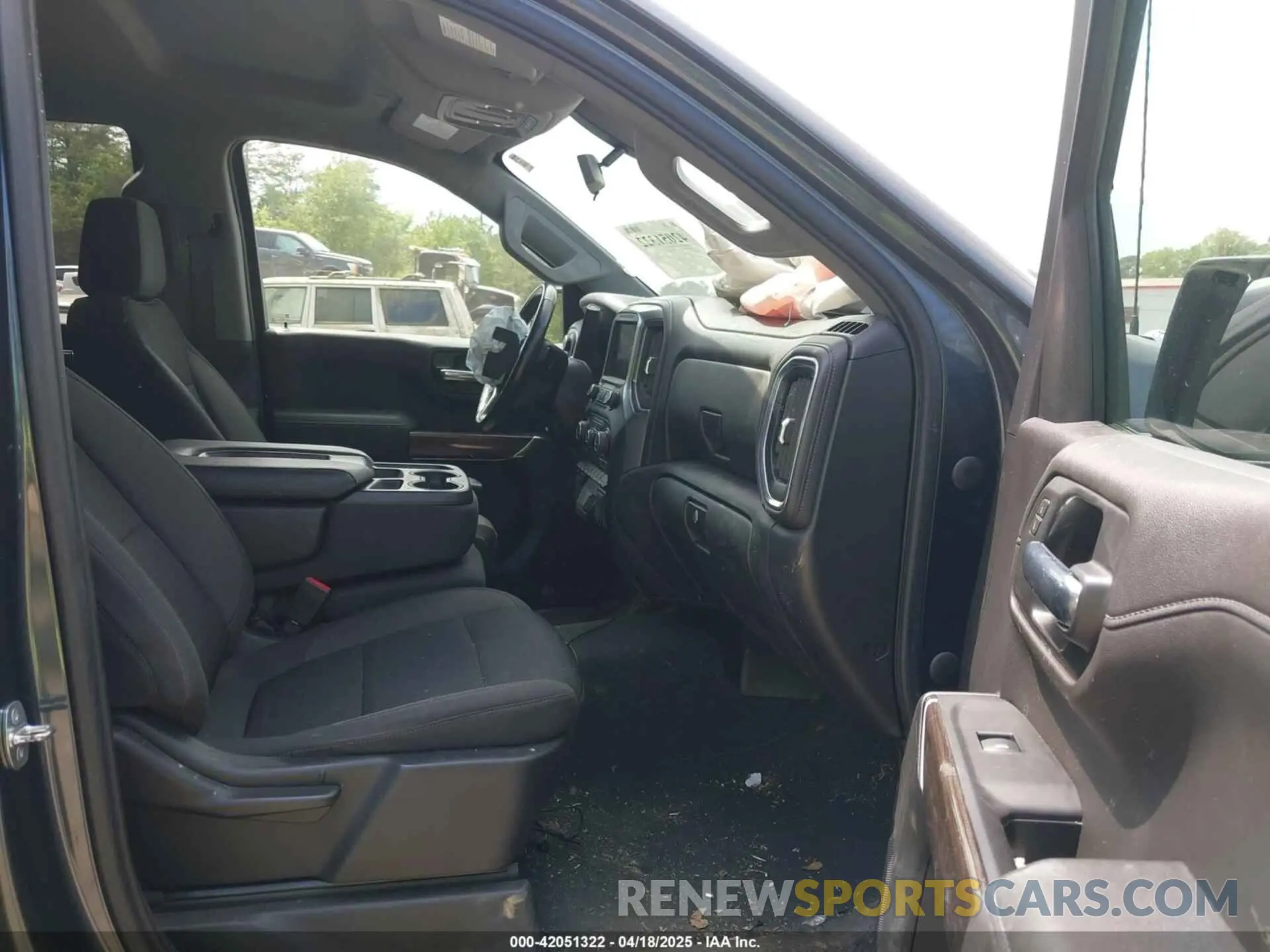 5 fotografías del automóvil dañado 1GCPYJEK4MZ434009 CHEVROLET SILVERADO 1500 2021