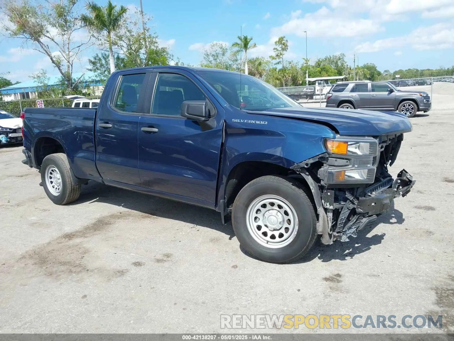 1 fotografías del automóvil dañado 1GCRWAEH2MZ206352 CHEVROLET SILVERADO 1500 2021