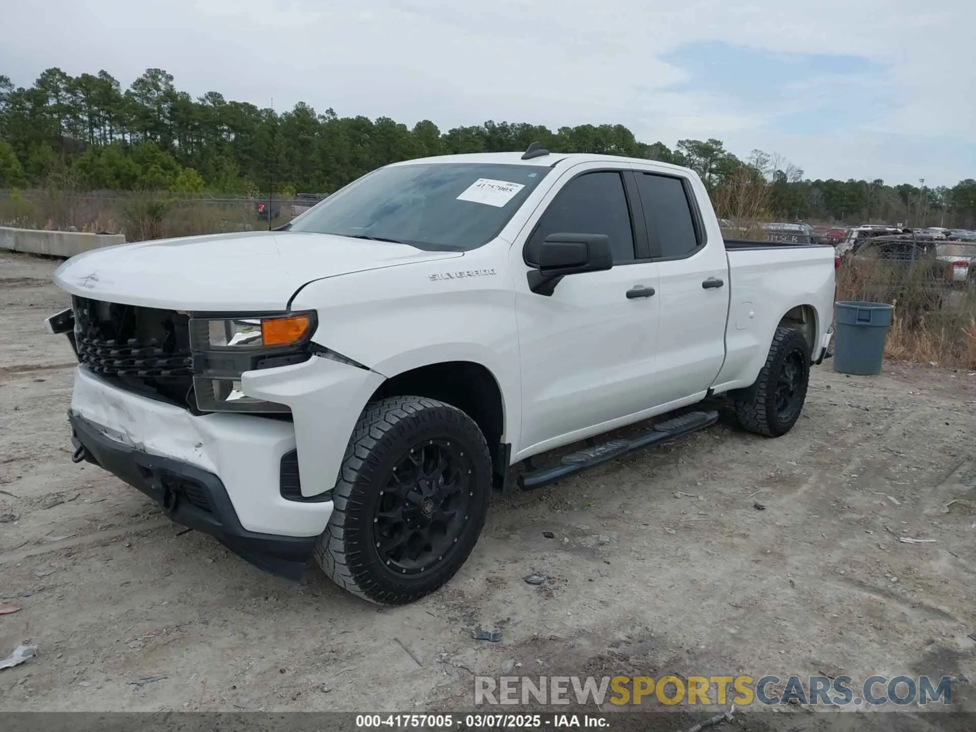 2 fotografías del automóvil dañado 1GCRWBEH9MZ107422 CHEVROLET SILVERADO 1500 2021