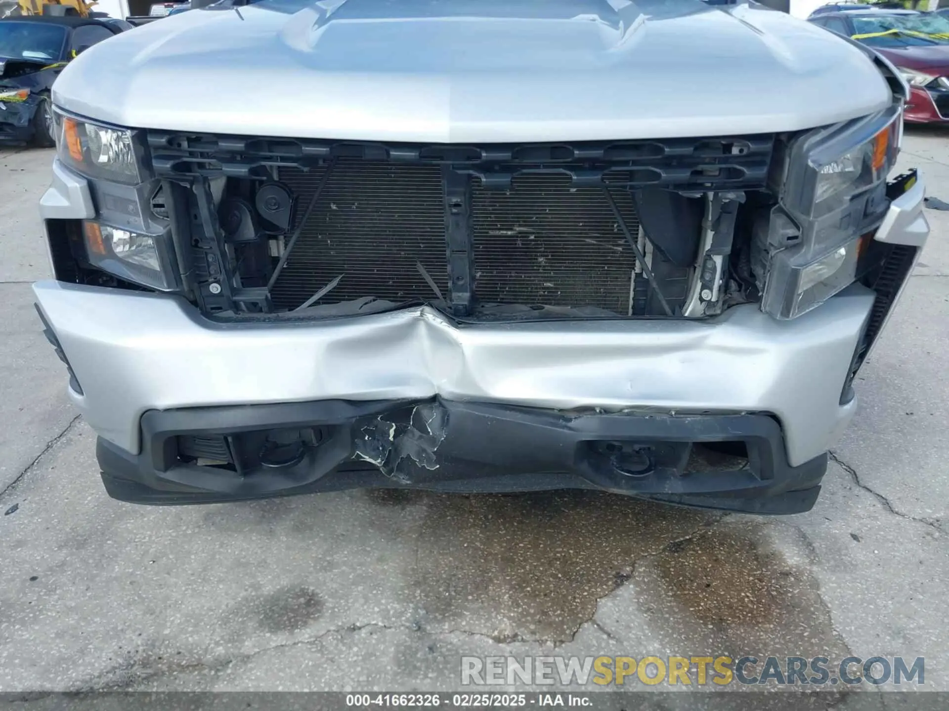 6 fotografías del automóvil dañado 1GCRWBEHXMZ155513 CHEVROLET SILVERADO 1500 2021