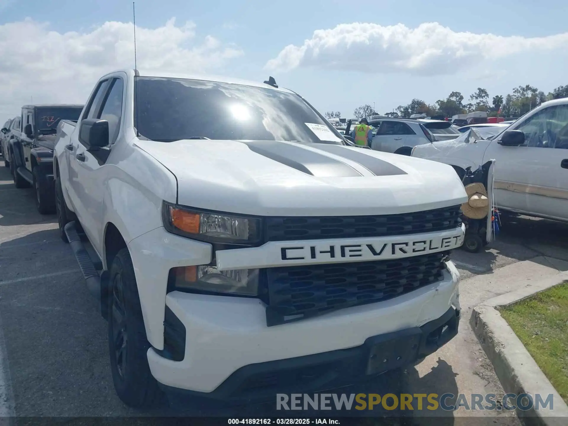 1 fotografías del automóvil dañado 1GCRWBEK5MZ201325 CHEVROLET SILVERADO 1500 2021