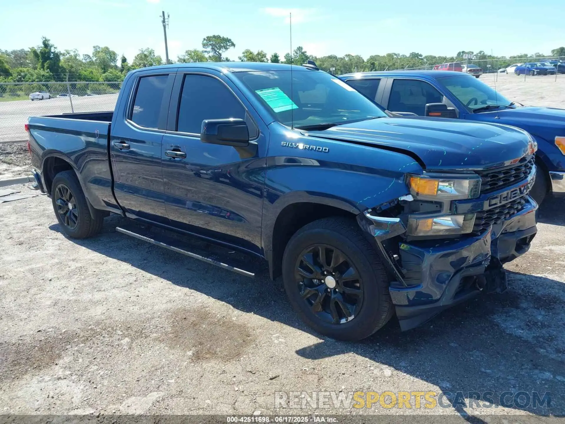 1 fotografías del automóvil dañado 1GCRWBEK5MZ318208 CHEVROLET SILVERADO 1500 2021