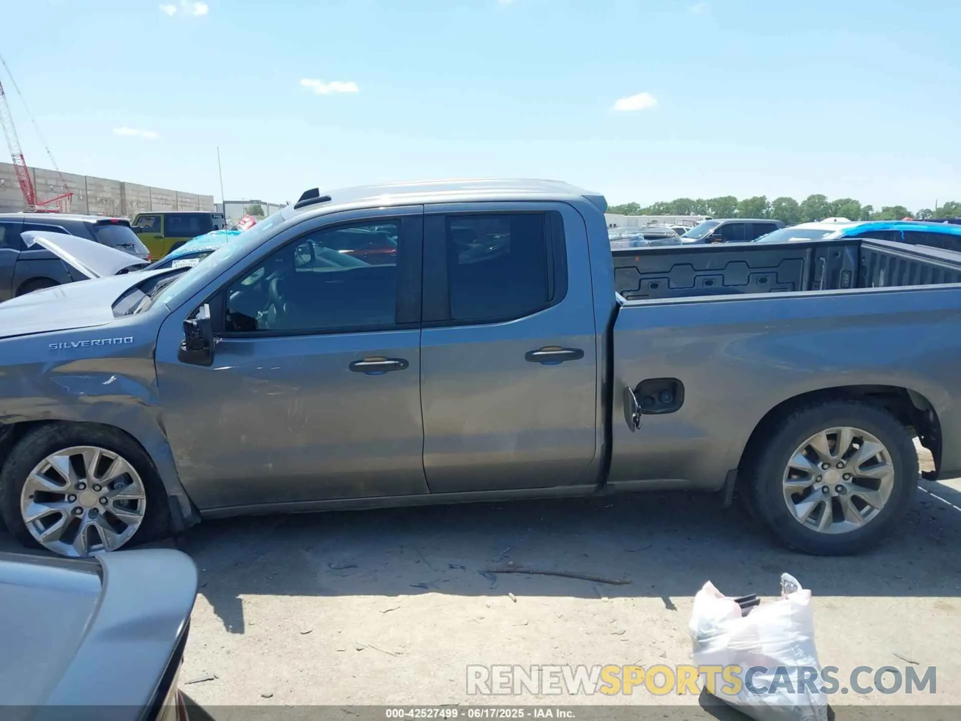 14 fotografías del automóvil dañado 1GCRWBEKXMZ305390 CHEVROLET SILVERADO 1500 2021
