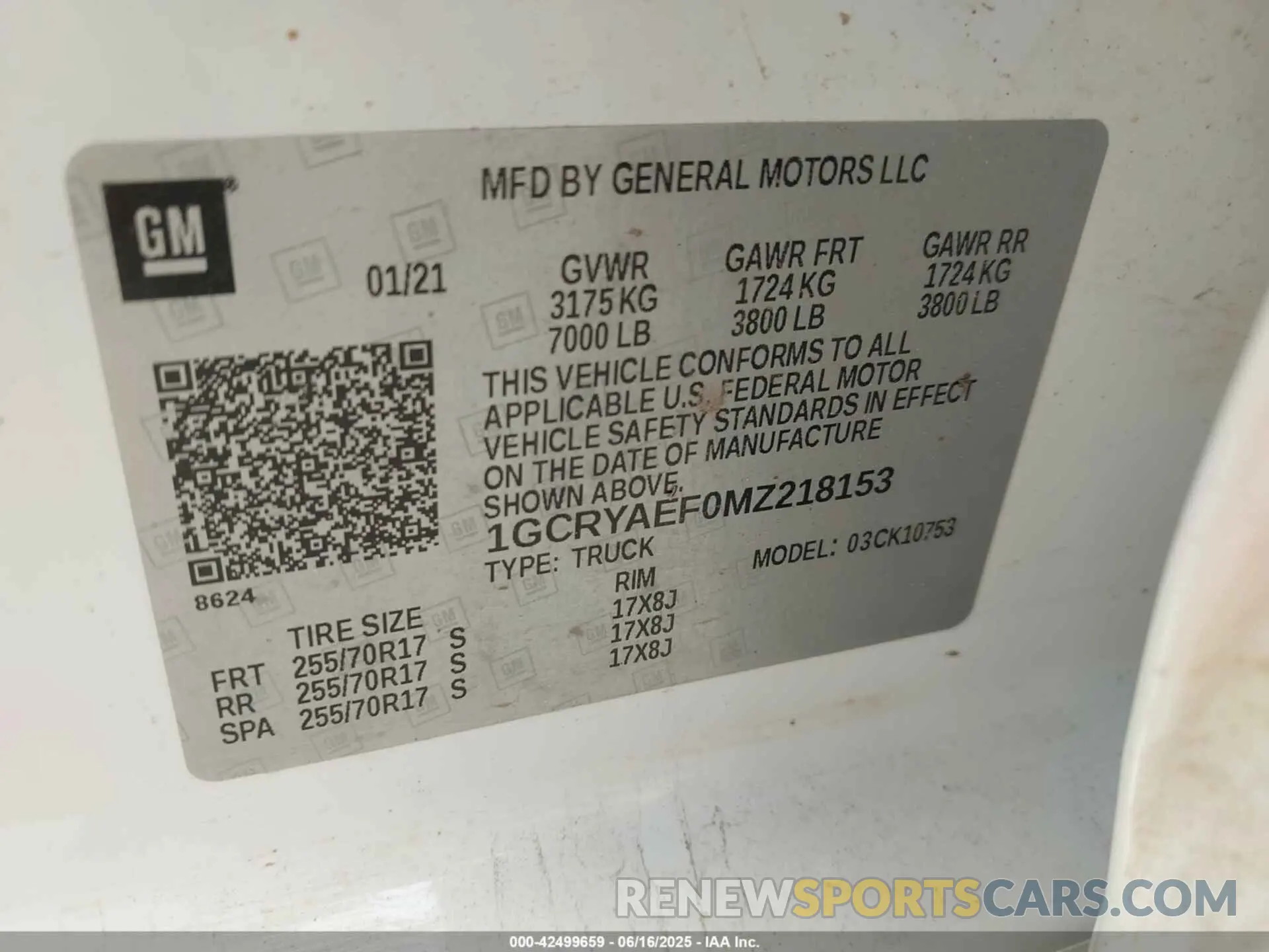 9 fotografías del automóvil dañado 1GCRYAEF0MZ218153 CHEVROLET SILVERADO 1500 2021
