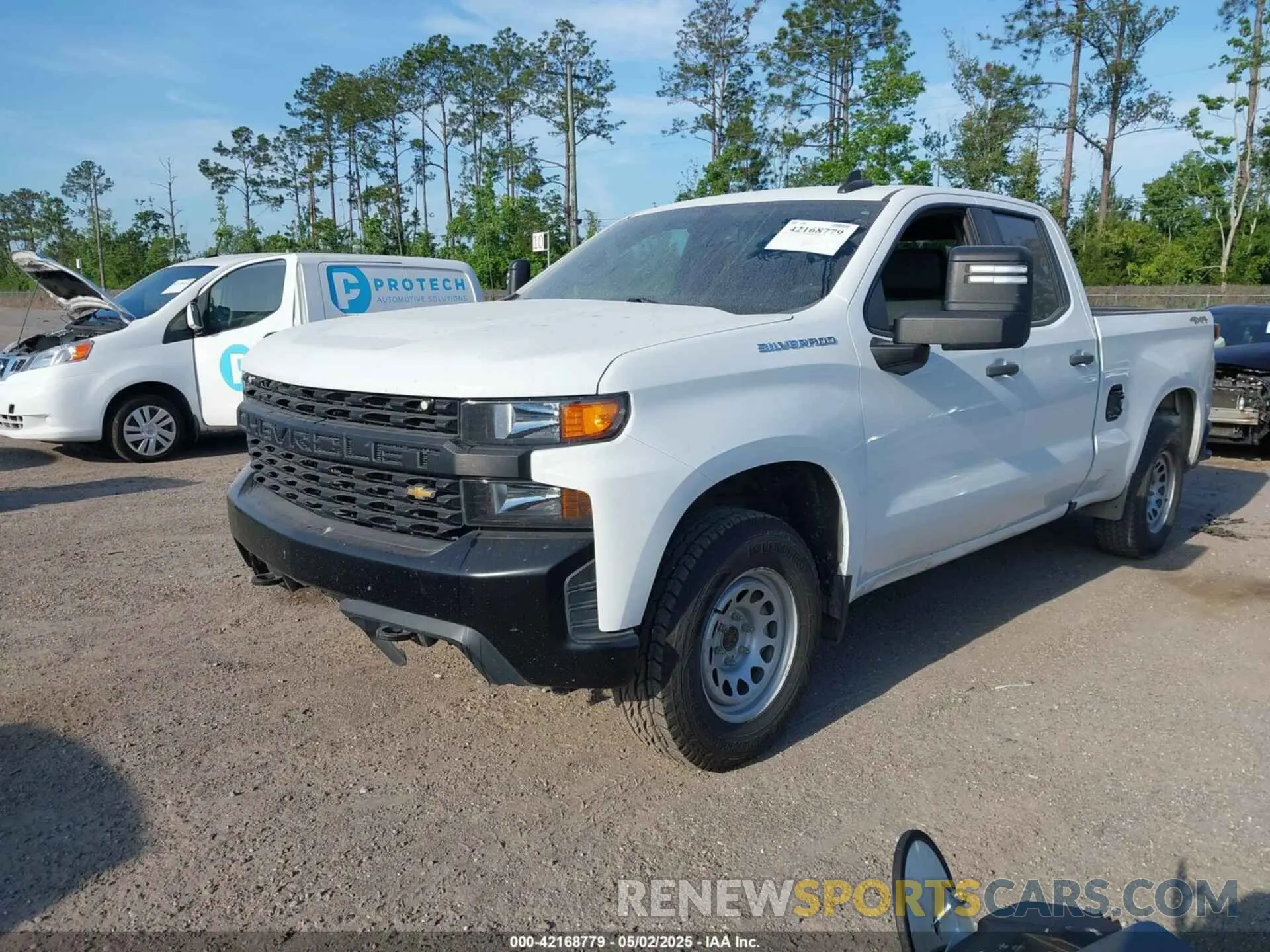 2 fotografías del automóvil dañado 1GCRYAEF2MZ135727 CHEVROLET SILVERADO 1500 2021