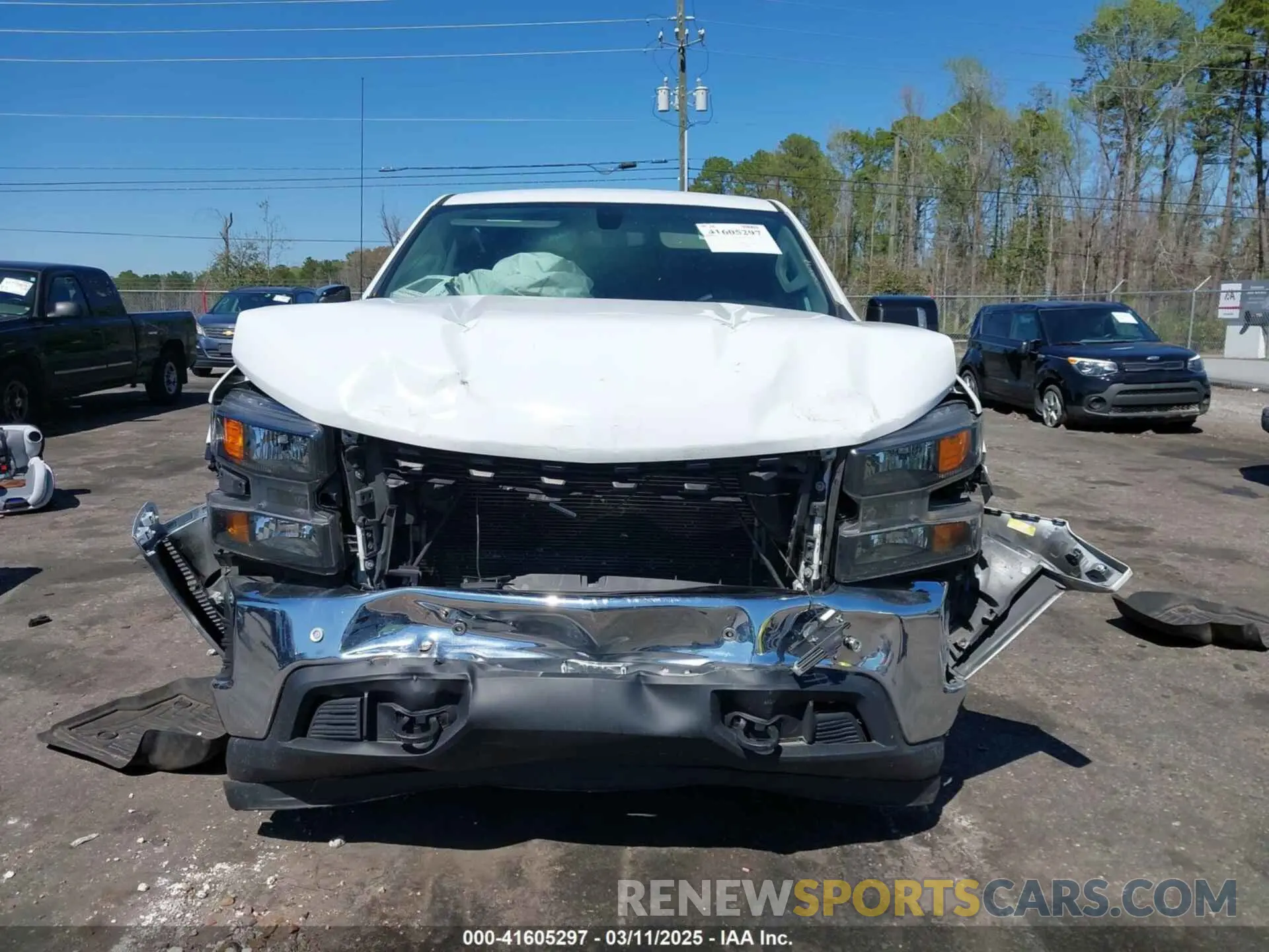 12 fotografías del automóvil dañado 1GCRYAEF4MZ210671 CHEVROLET SILVERADO 1500 2021