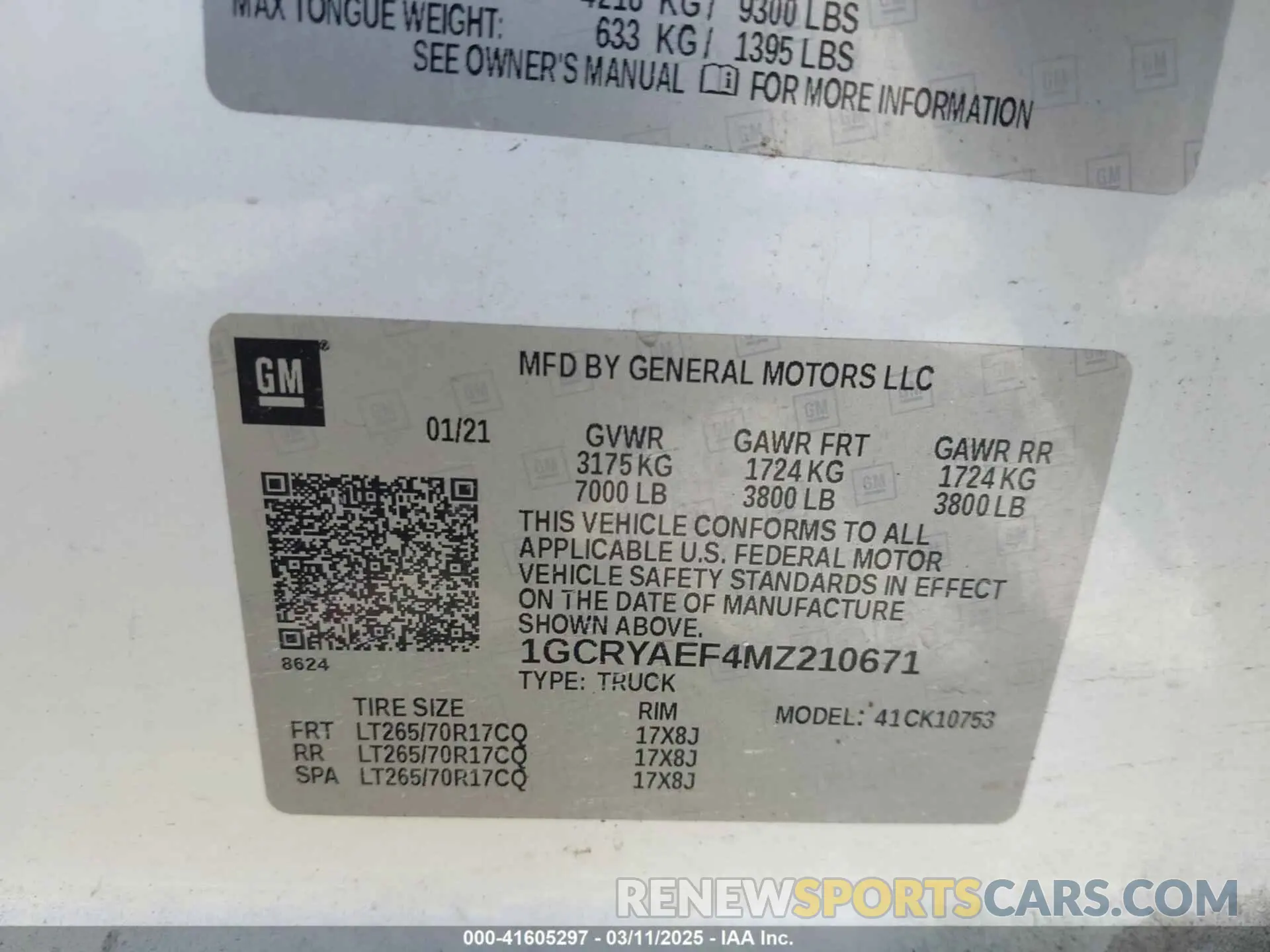 9 fotografías del automóvil dañado 1GCRYAEF4MZ210671 CHEVROLET SILVERADO 1500 2021