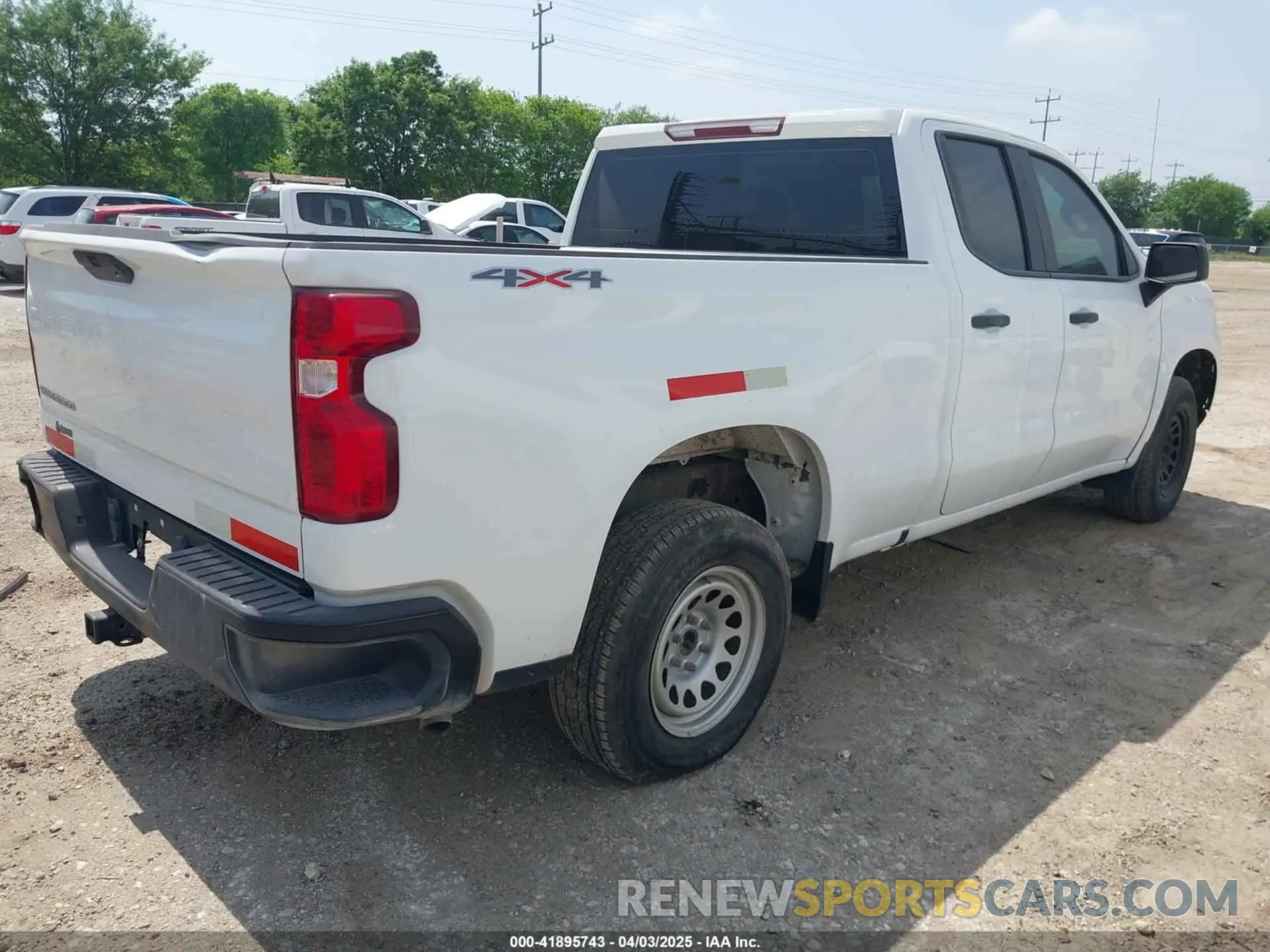 4 fotografías del automóvil dañado 1GCRYAEF7MZ217050 CHEVROLET SILVERADO 1500 2021