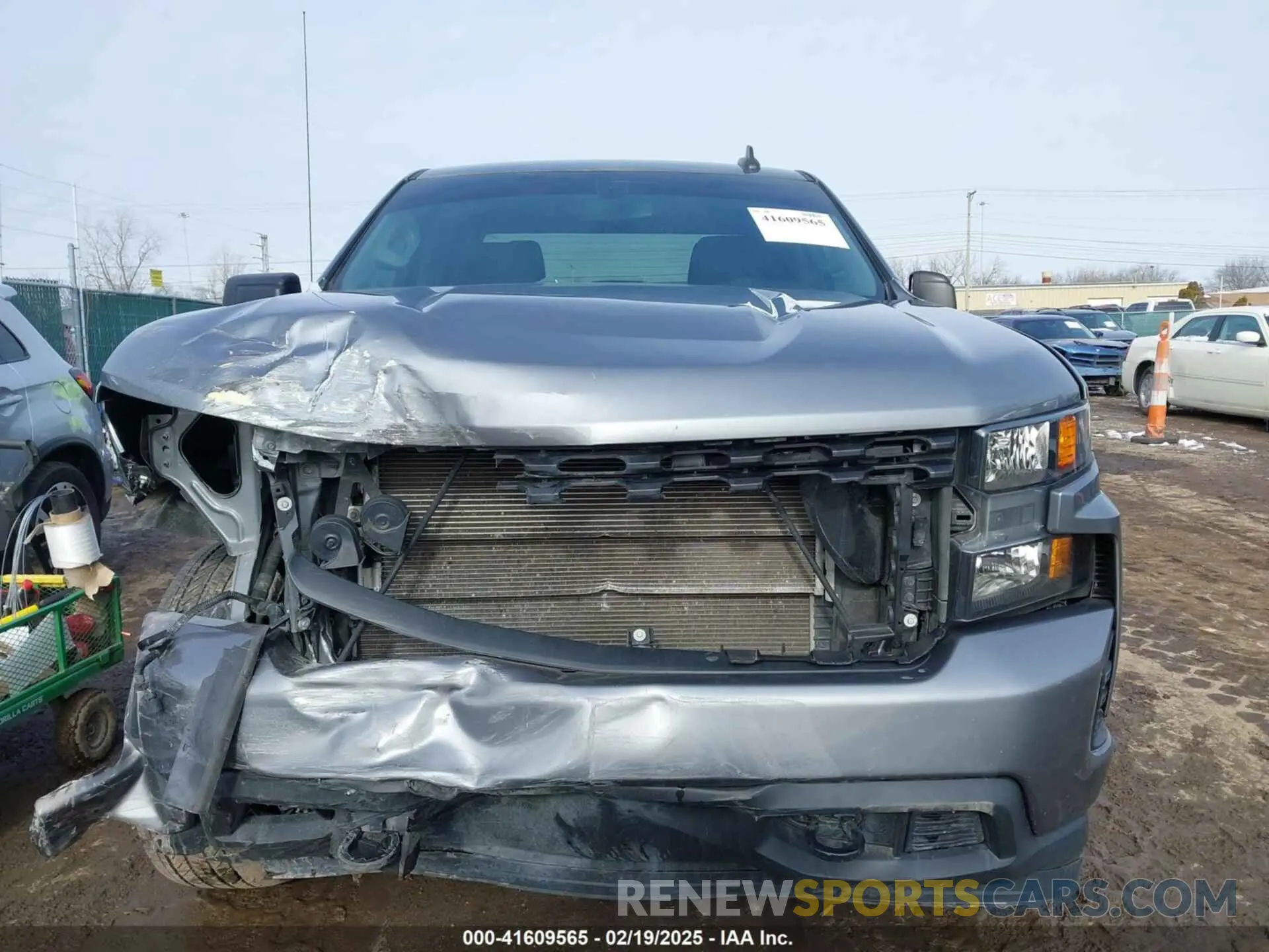 6 fotografías del automóvil dañado 1GCRYBEF8MZ113267 CHEVROLET SILVERADO 1500 2021