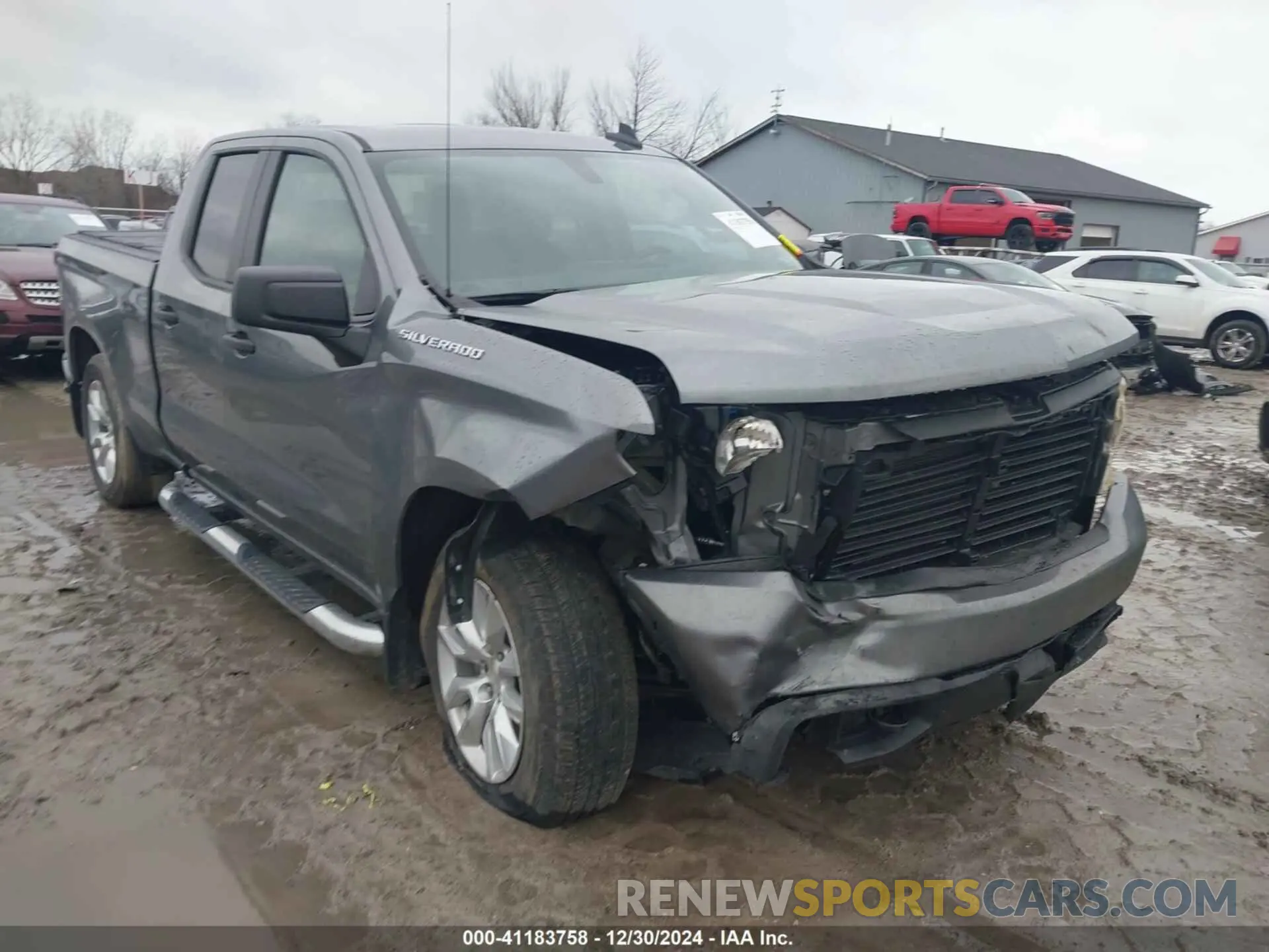 1 fotografías del automóvil dañado 1GCRYBEK2MZ156547 CHEVROLET SILVERADO 1500 2021