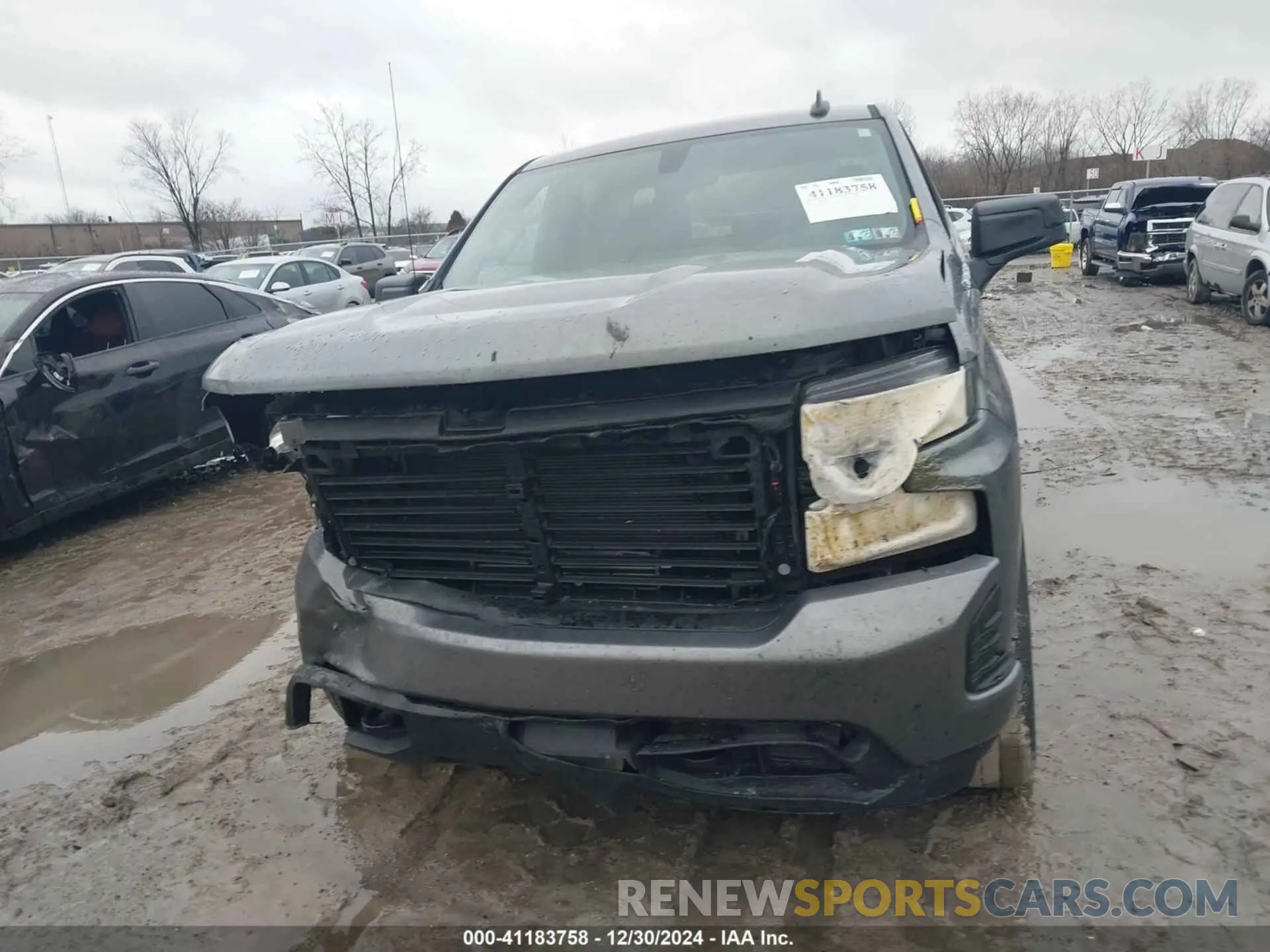 13 fotografías del automóvil dañado 1GCRYBEK2MZ156547 CHEVROLET SILVERADO 1500 2021