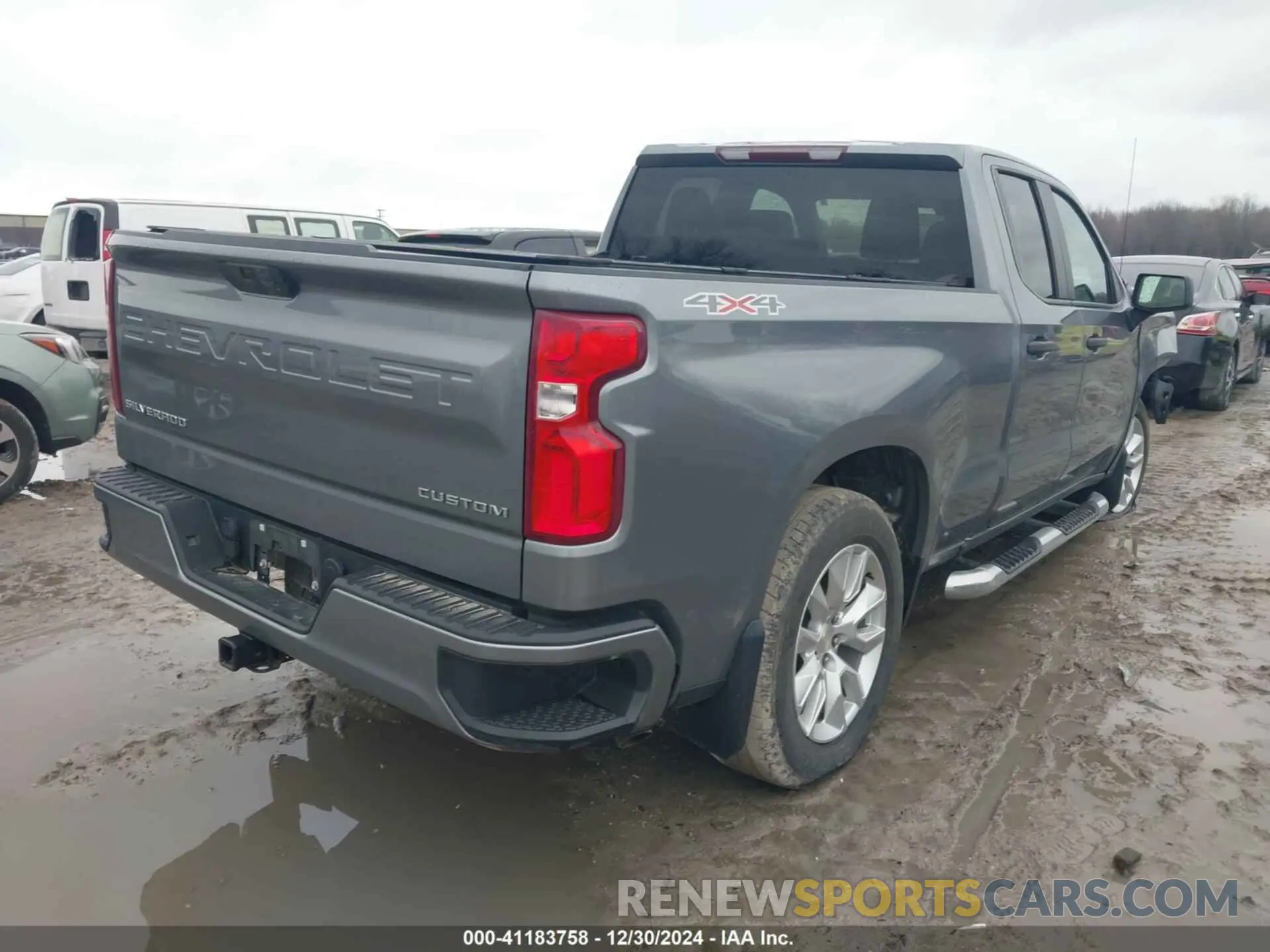 4 fotografías del automóvil dañado 1GCRYBEK2MZ156547 CHEVROLET SILVERADO 1500 2021