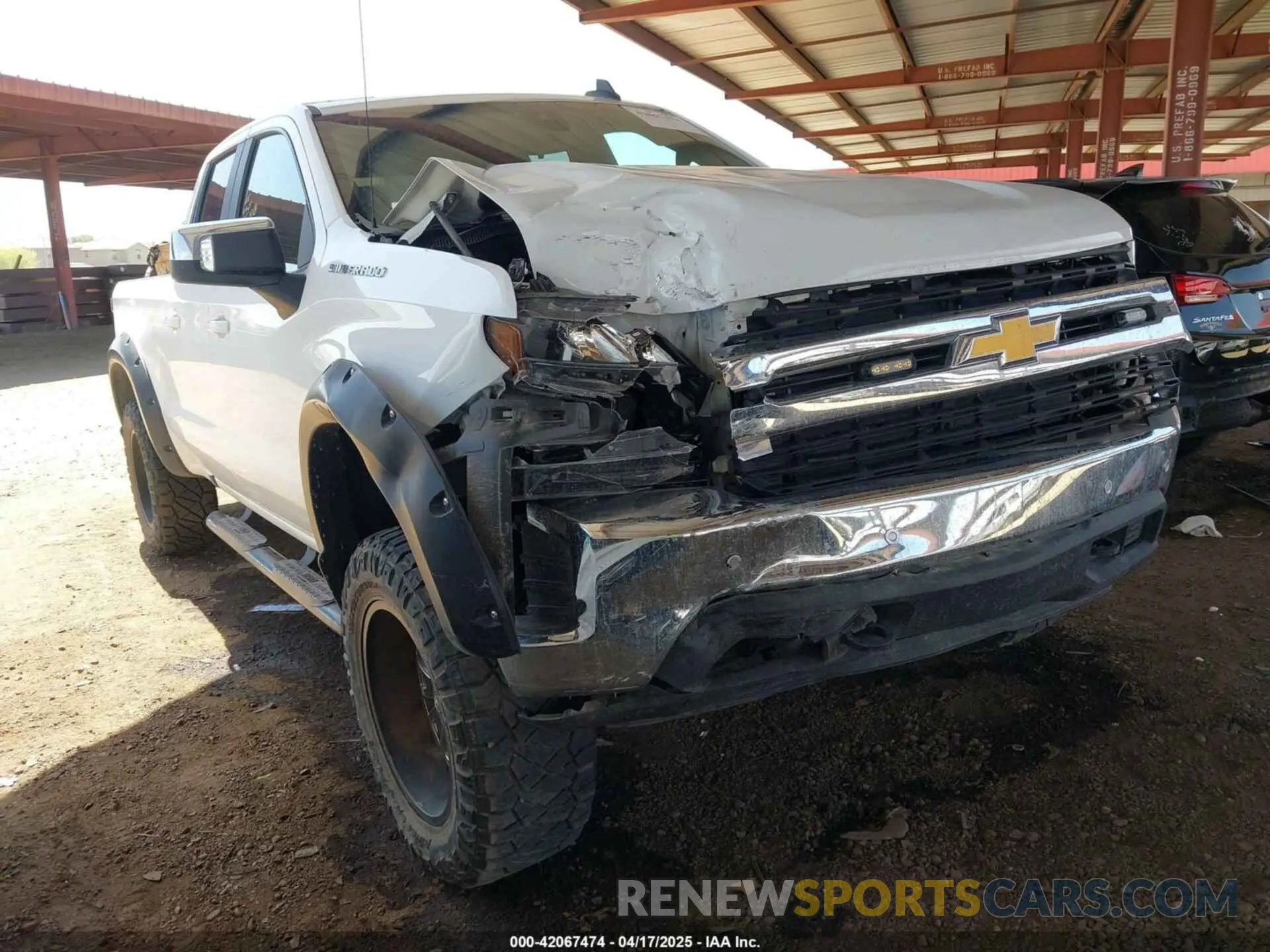 1 fotografías del automóvil dañado 1GCRYDED6MZ280351 CHEVROLET SILVERADO 1500 2021