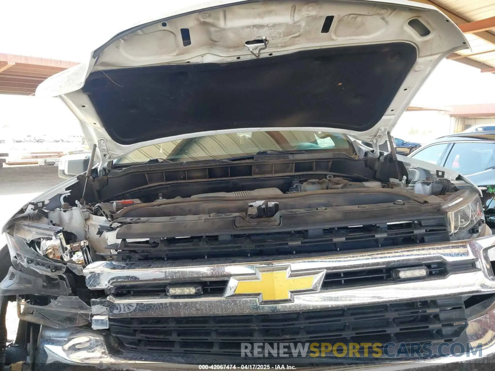 10 fotografías del automóvil dañado 1GCRYDED6MZ280351 CHEVROLET SILVERADO 1500 2021