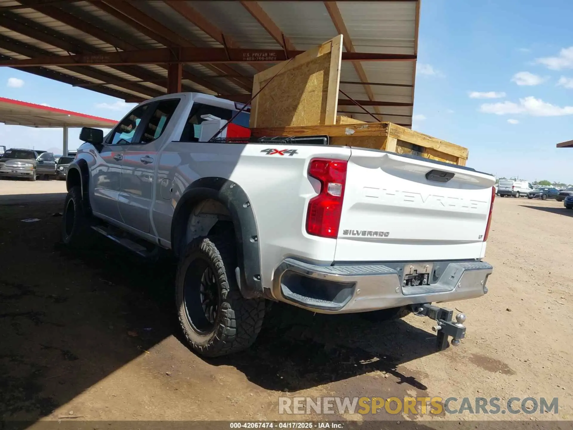 3 fotografías del automóvil dañado 1GCRYDED6MZ280351 CHEVROLET SILVERADO 1500 2021