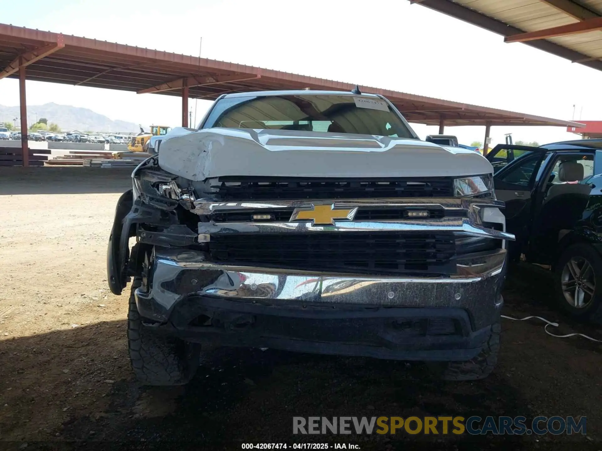 6 fotografías del automóvil dañado 1GCRYDED6MZ280351 CHEVROLET SILVERADO 1500 2021