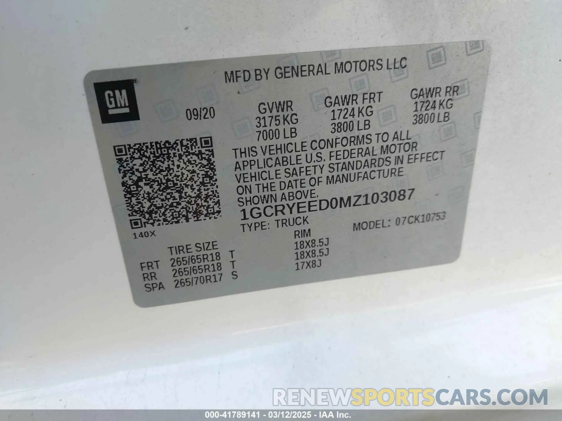 9 fotografías del automóvil dañado 1GCRYEED0MZ103087 CHEVROLET SILVERADO 1500 2021