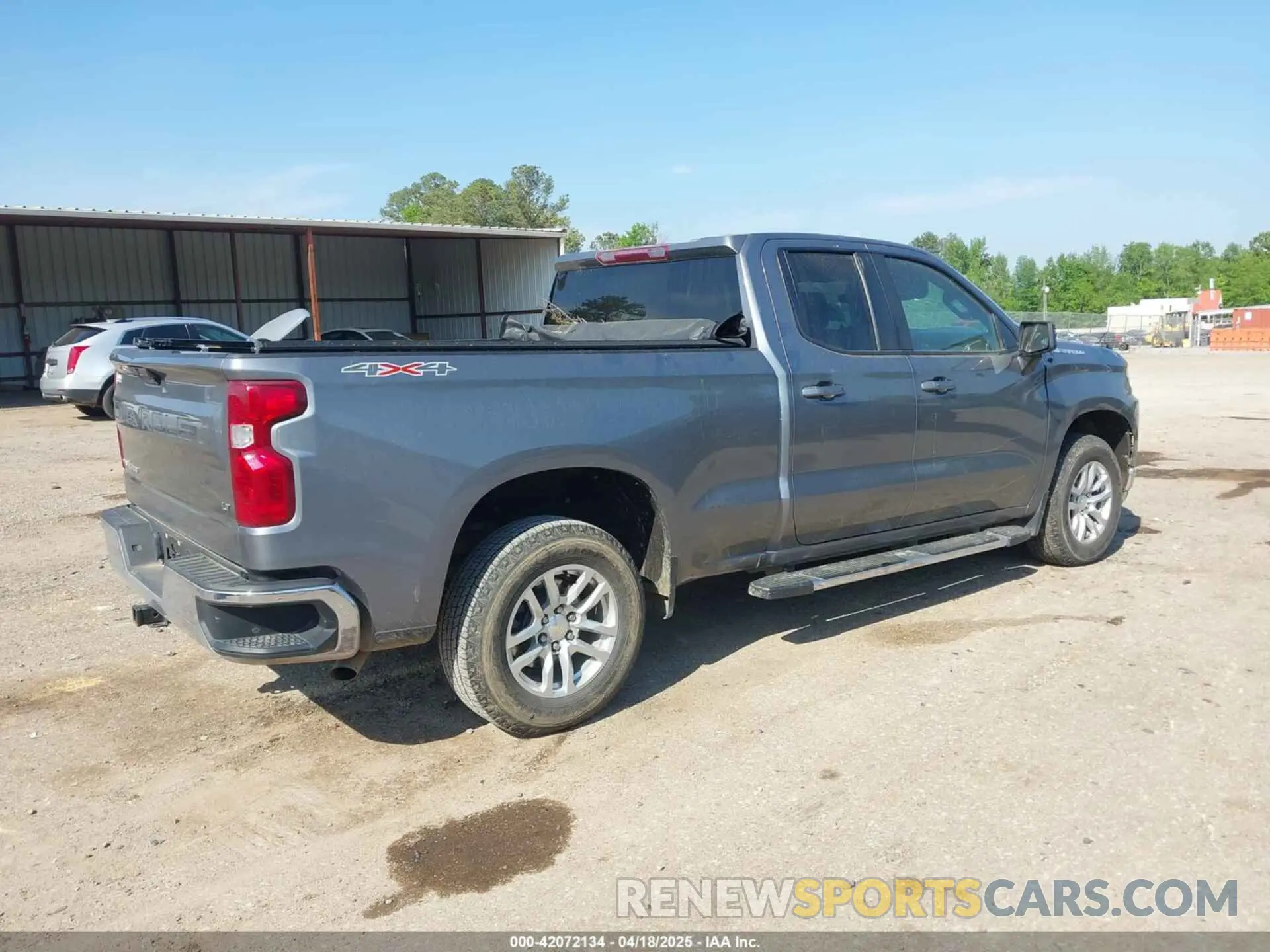 4 fotografías del automóvil dañado 1GCRYJEK1MZ376305 CHEVROLET SILVERADO 1500 2021
