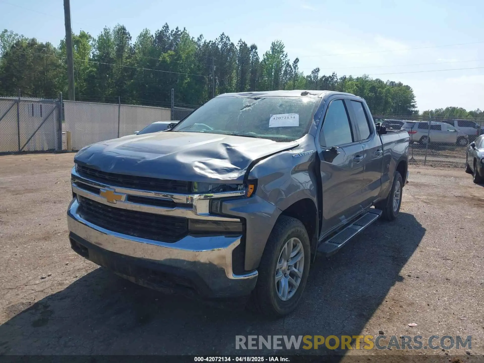 6 fotografías del automóvil dañado 1GCRYJEK1MZ376305 CHEVROLET SILVERADO 1500 2021
