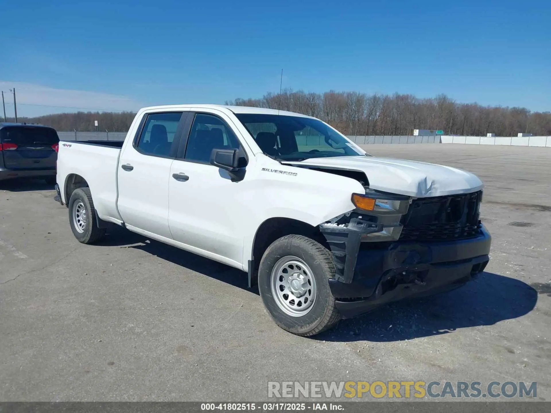 1 fotografías del automóvil dañado 1GCUYAEF3MZ383754 CHEVROLET SILVERADO 1500 2021