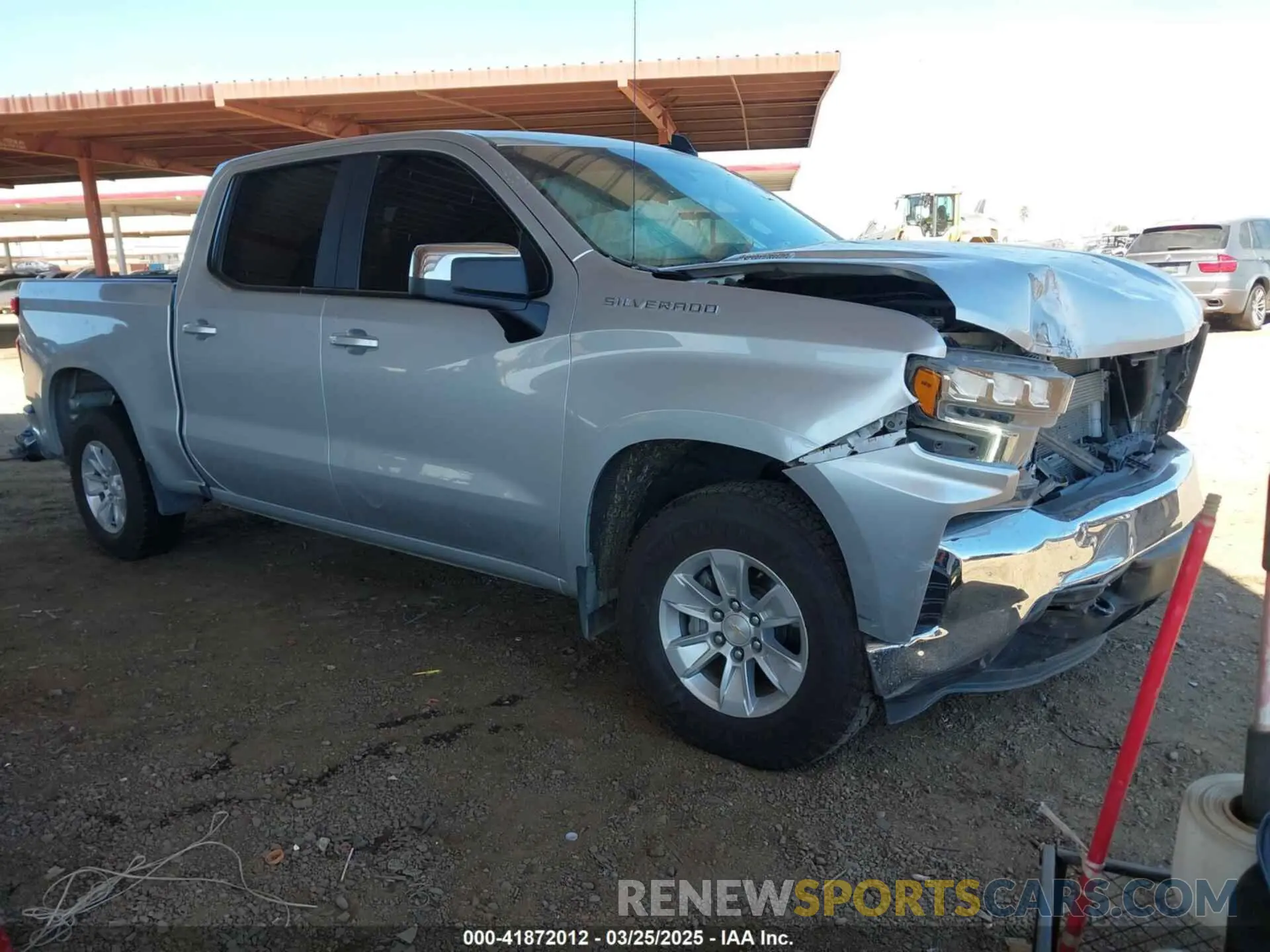 1 fotografías del automóvil dañado 1GCUYDET1MZ365518 CHEVROLET SILVERADO 1500 2021