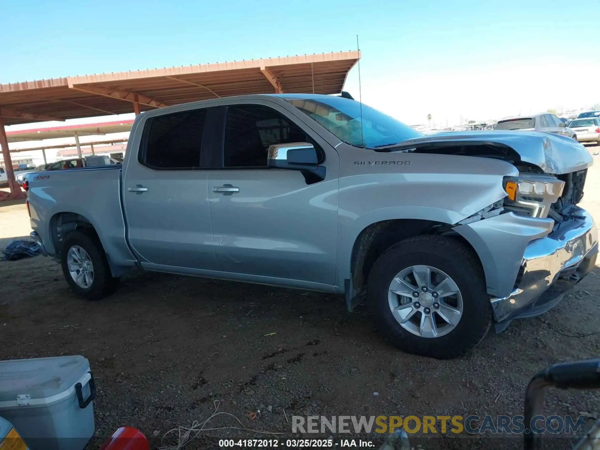 13 fotografías del automóvil dañado 1GCUYDET1MZ365518 CHEVROLET SILVERADO 1500 2021