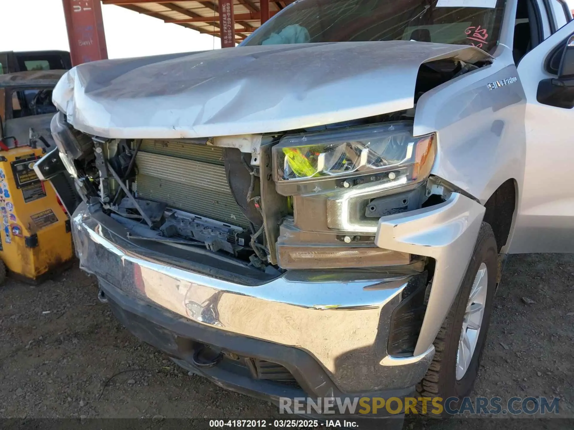19 fotografías del automóvil dañado 1GCUYDET1MZ365518 CHEVROLET SILVERADO 1500 2021