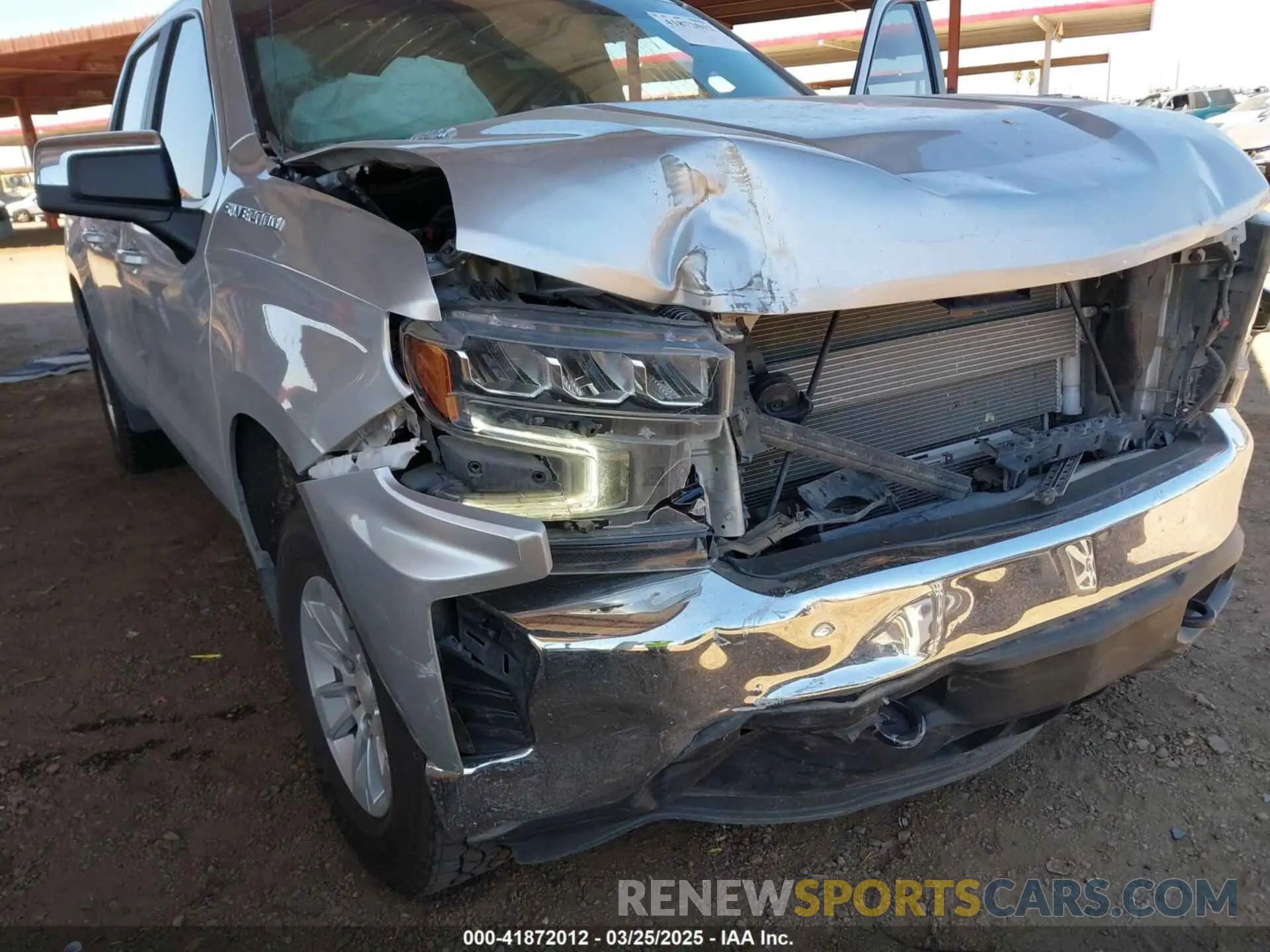 20 fotografías del automóvil dañado 1GCUYDET1MZ365518 CHEVROLET SILVERADO 1500 2021