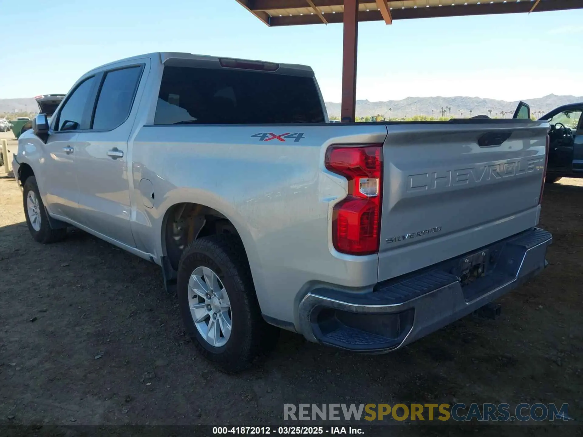 3 fotografías del automóvil dañado 1GCUYDET1MZ365518 CHEVROLET SILVERADO 1500 2021