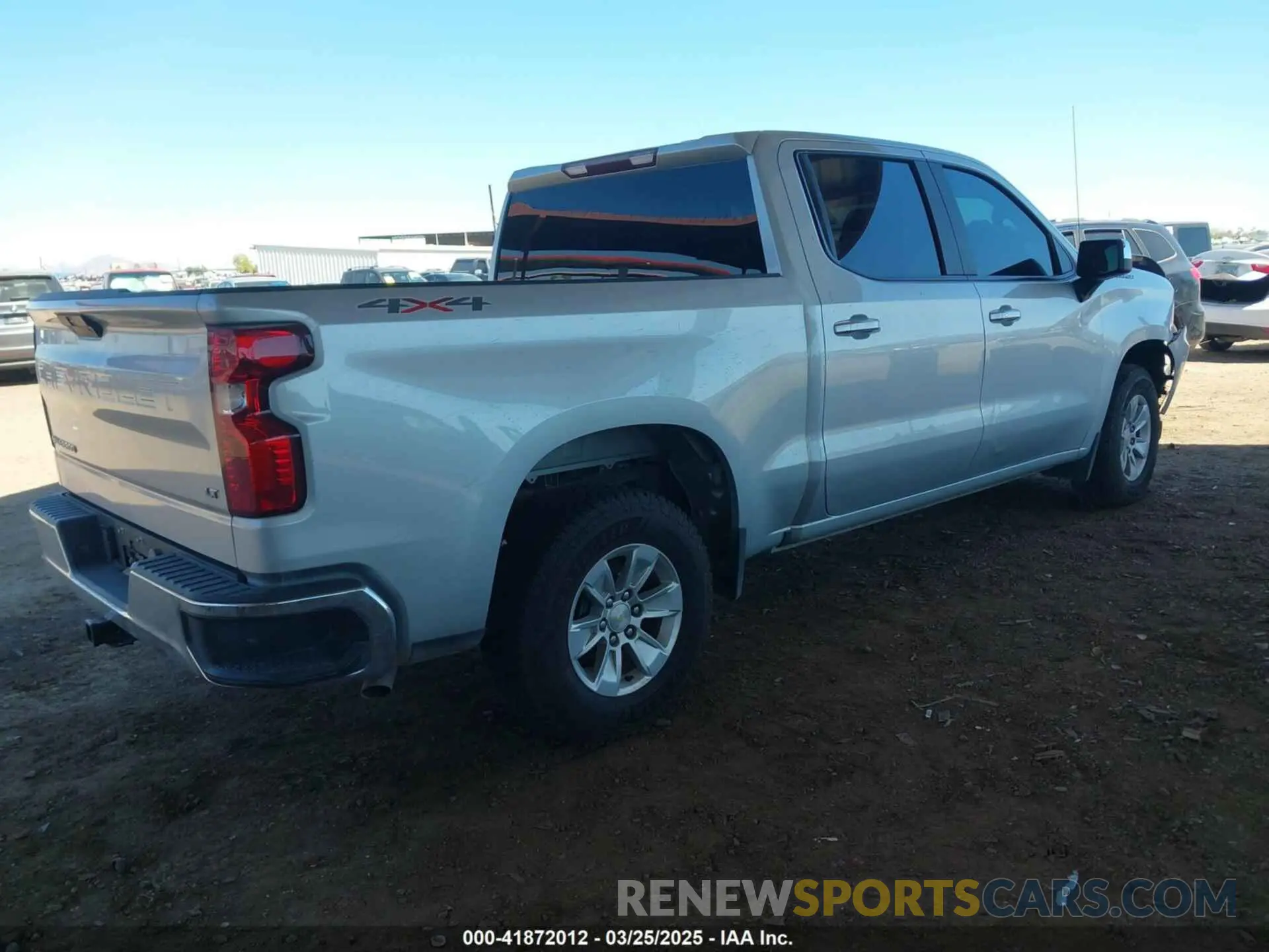 4 fotografías del automóvil dañado 1GCUYDET1MZ365518 CHEVROLET SILVERADO 1500 2021