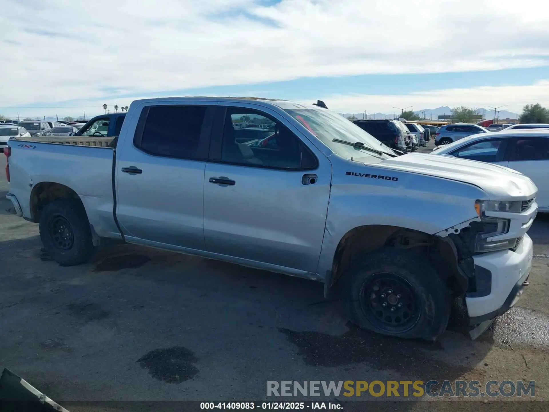 14 fotografías del automóvil dañado 1GCUYEED3MZ387311 CHEVROLET SILVERADO 1500 2021