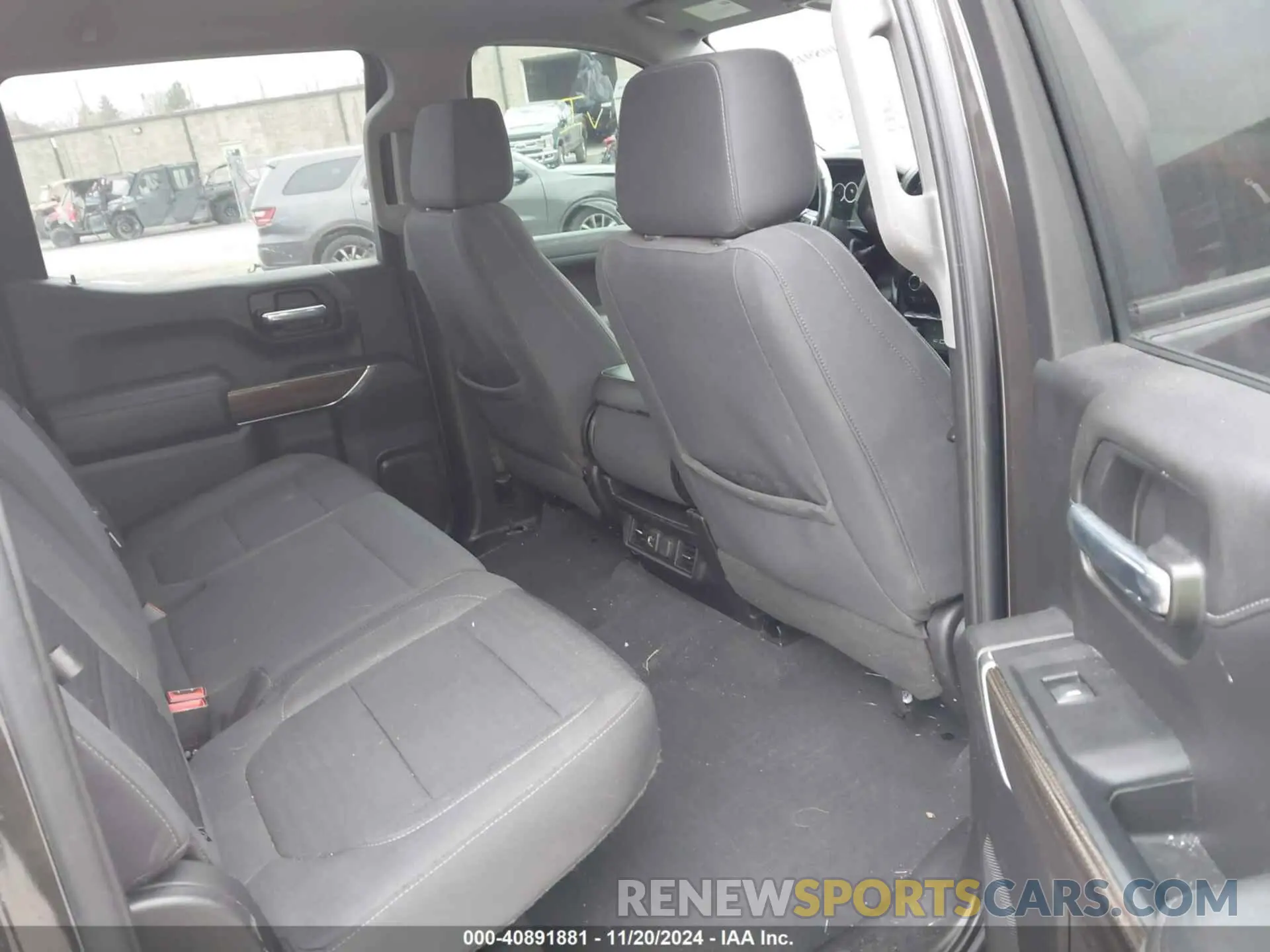 8 fotografías del automóvil dañado 1GCUYEEDXMZ387645 CHEVROLET SILVERADO 1500 2021