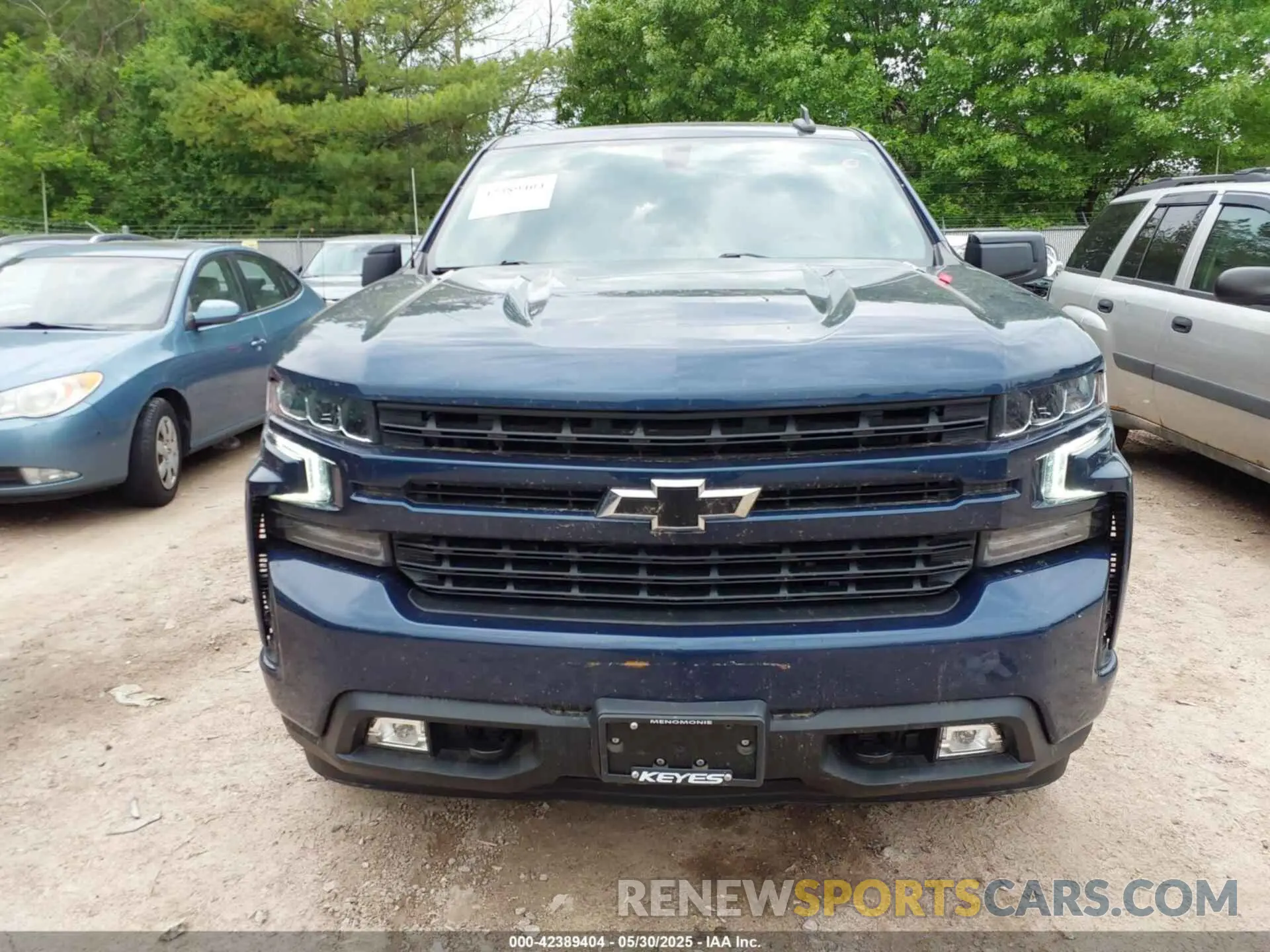 12 fotografías del automóvil dañado 1GCUYEET1MZ355223 CHEVROLET SILVERADO 1500 2021