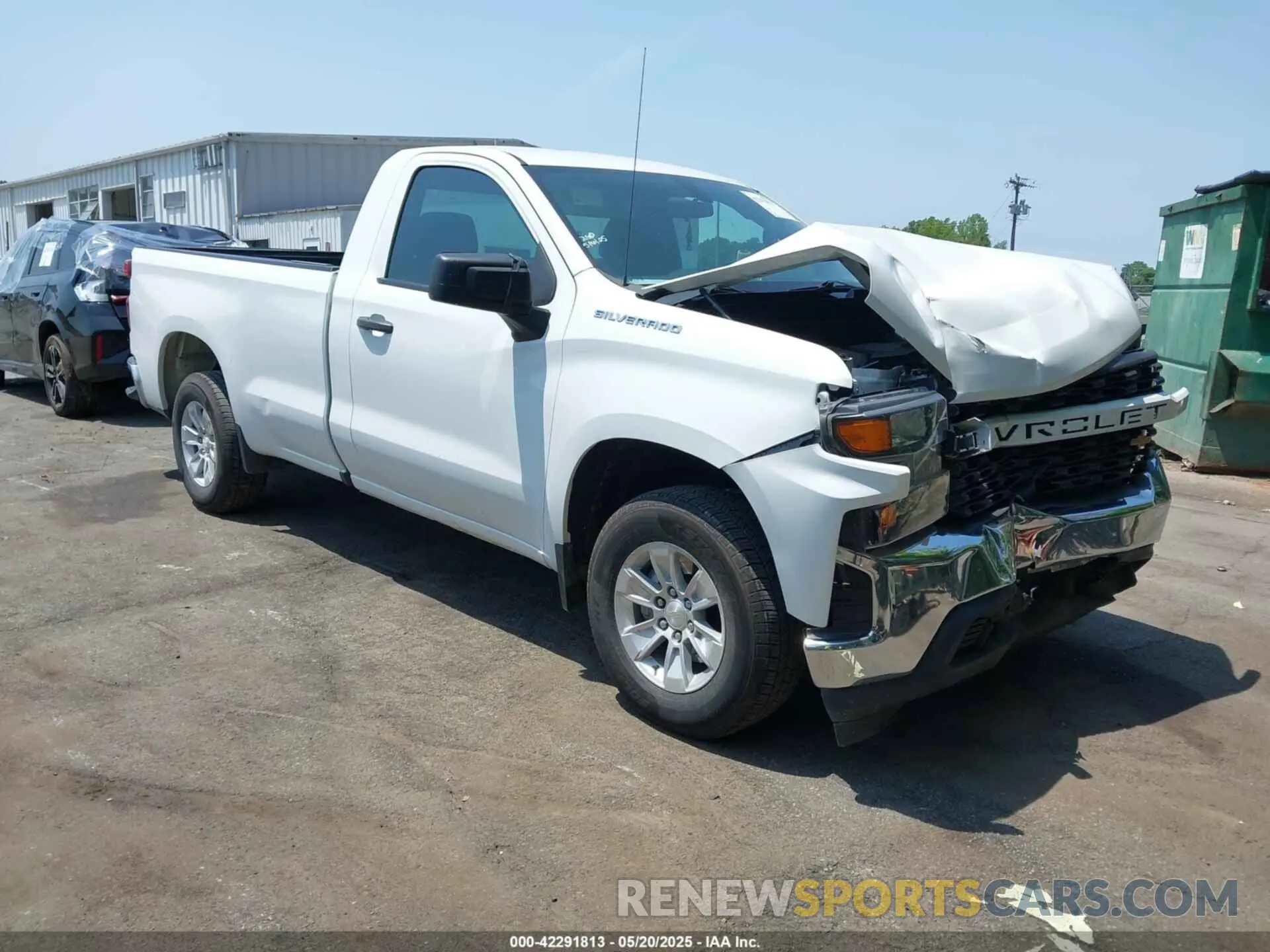 1 fotografías del automóvil dañado 3GCNWAEF6MG314289 CHEVROLET SILVERADO 1500 2021