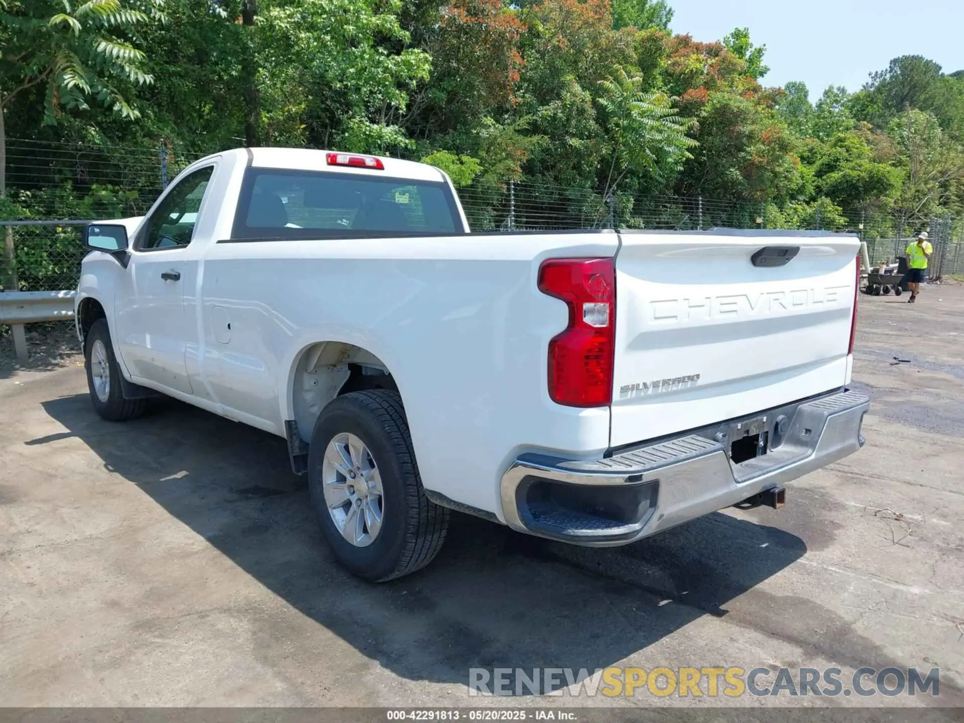 3 fotografías del automóvil dañado 3GCNWAEF6MG314289 CHEVROLET SILVERADO 1500 2021