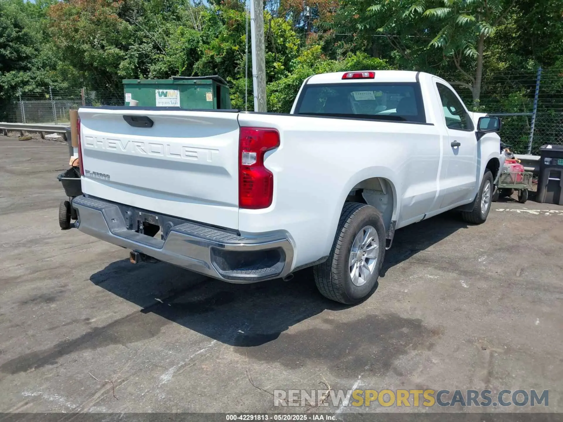 4 fotografías del automóvil dañado 3GCNWAEF6MG314289 CHEVROLET SILVERADO 1500 2021